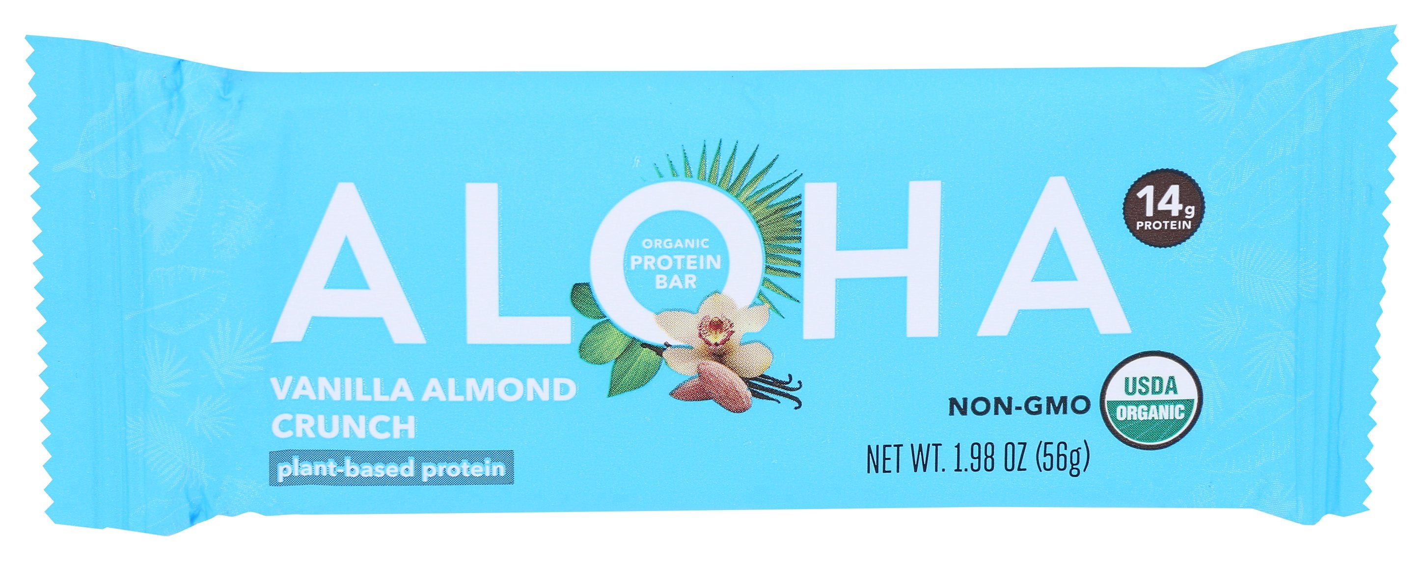 ALOHA BAR VANILLA ALMOND - Case of 12