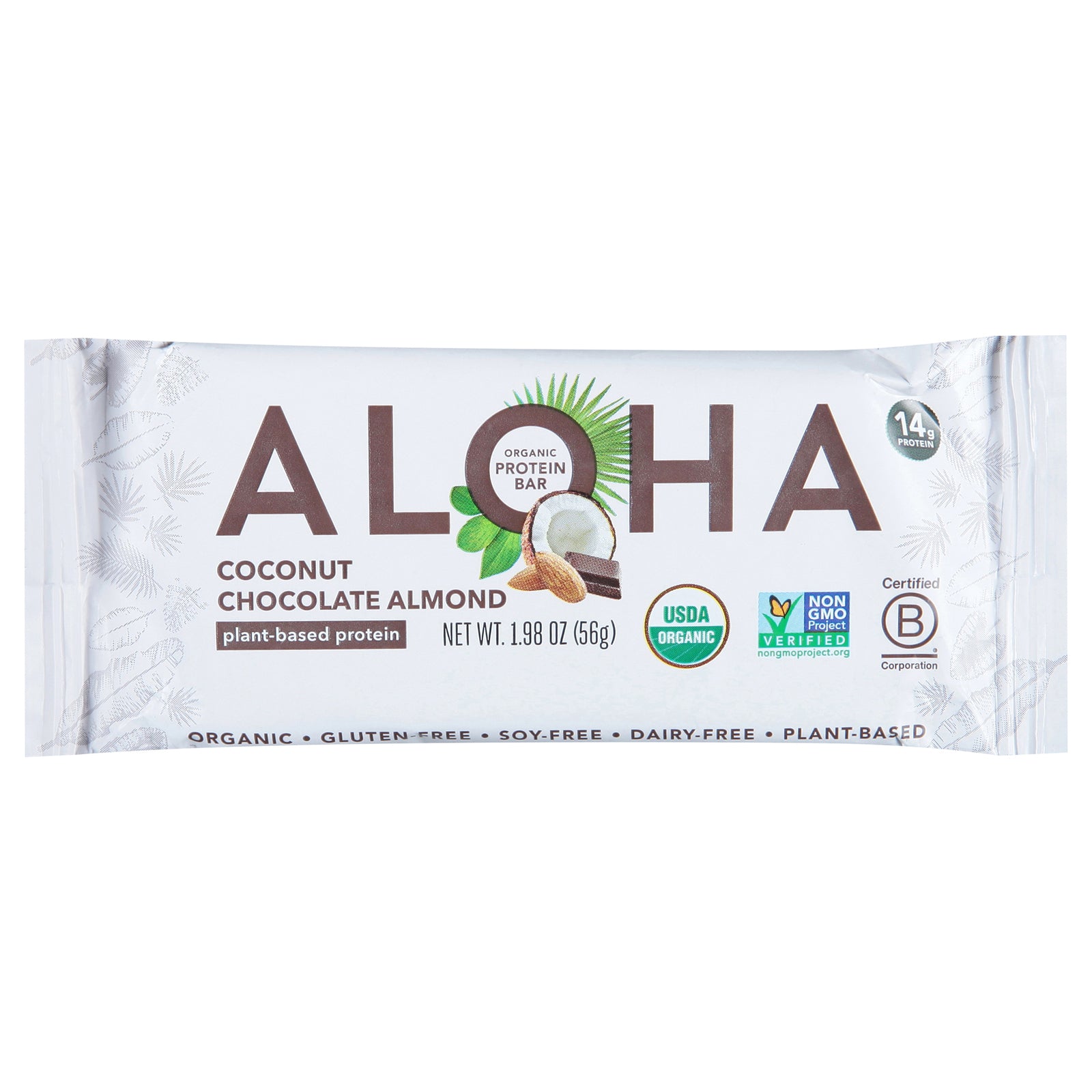 Aloha - Plt Protein Bar Coconut Chocolate - Case of 12-1.98 OZ