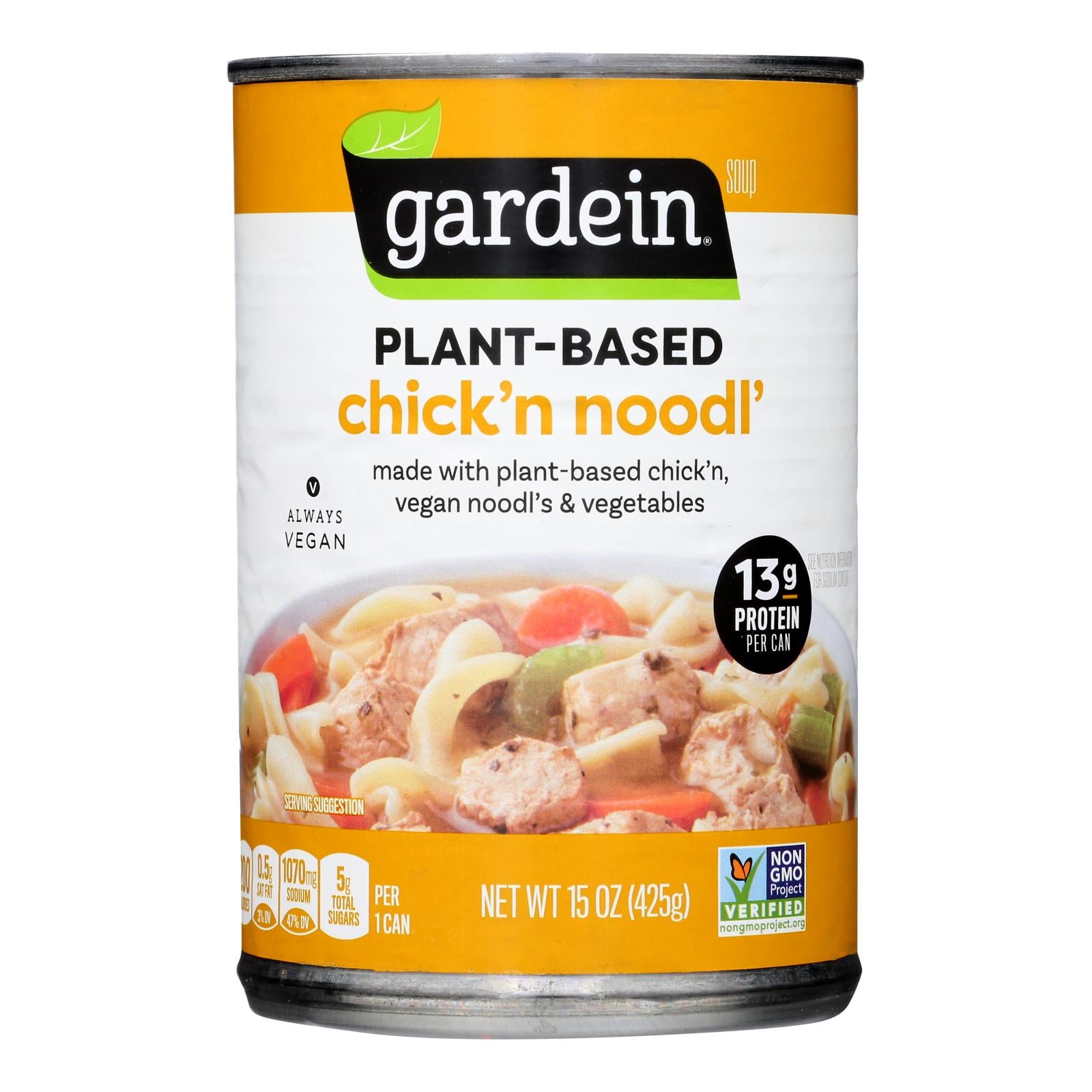 Gardein - Soup Chicken Noodle Plant-based - Case Of 12-15 Oz