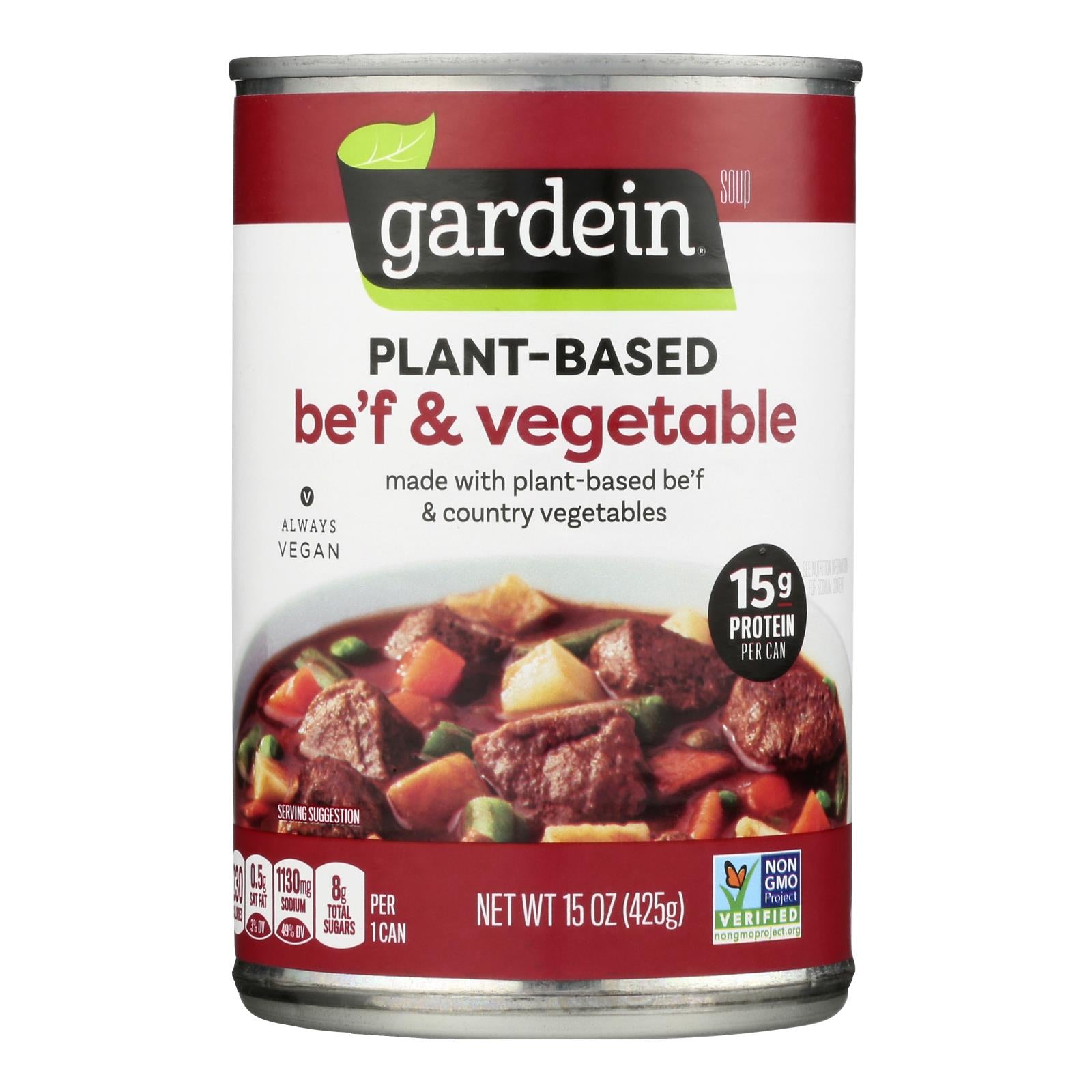 Gardein - Soup Beef & Veggie Plant-based - Case Of 12-15 Oz