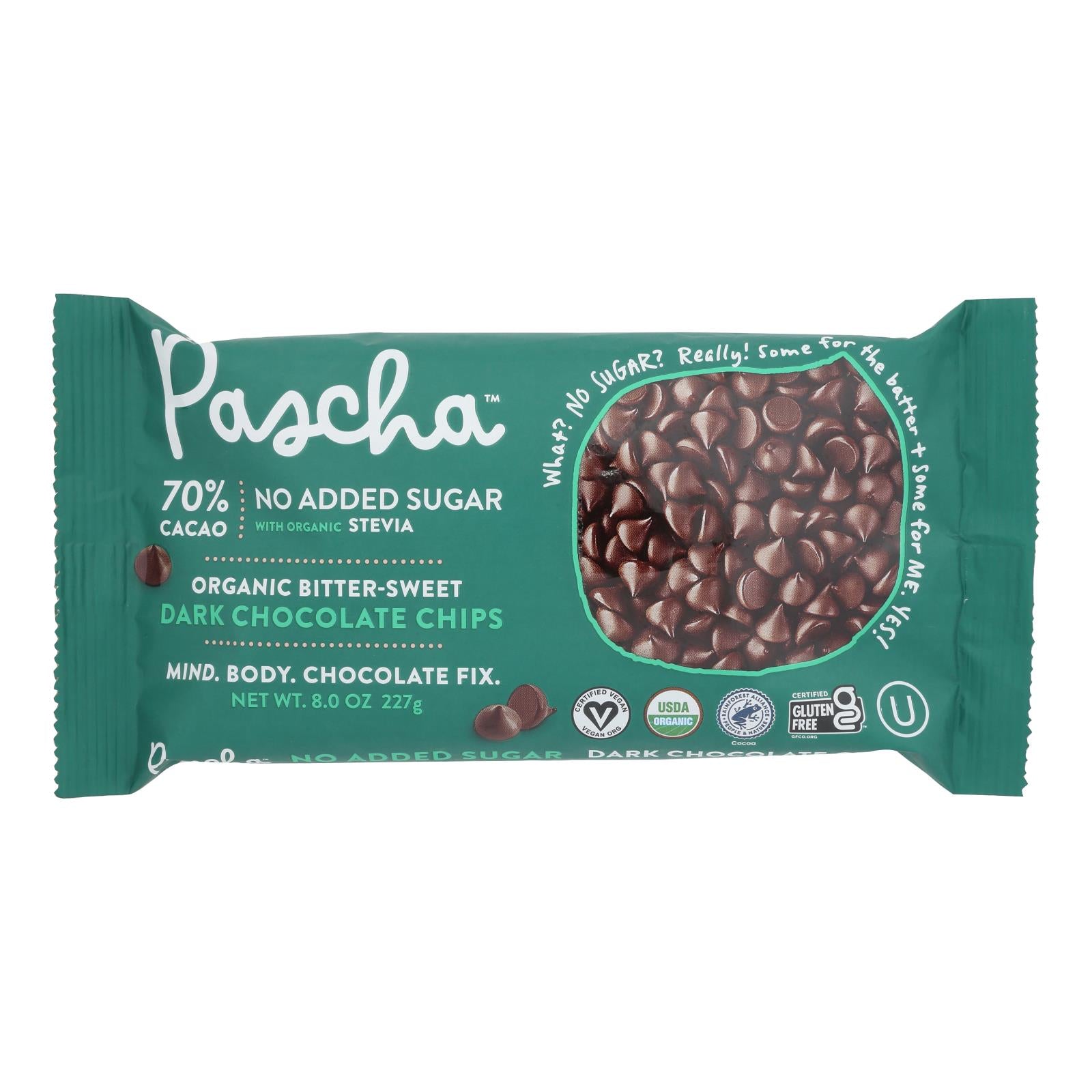 Pascha - Baking Chip Chocolate Stv - Case of 6-8 OZ