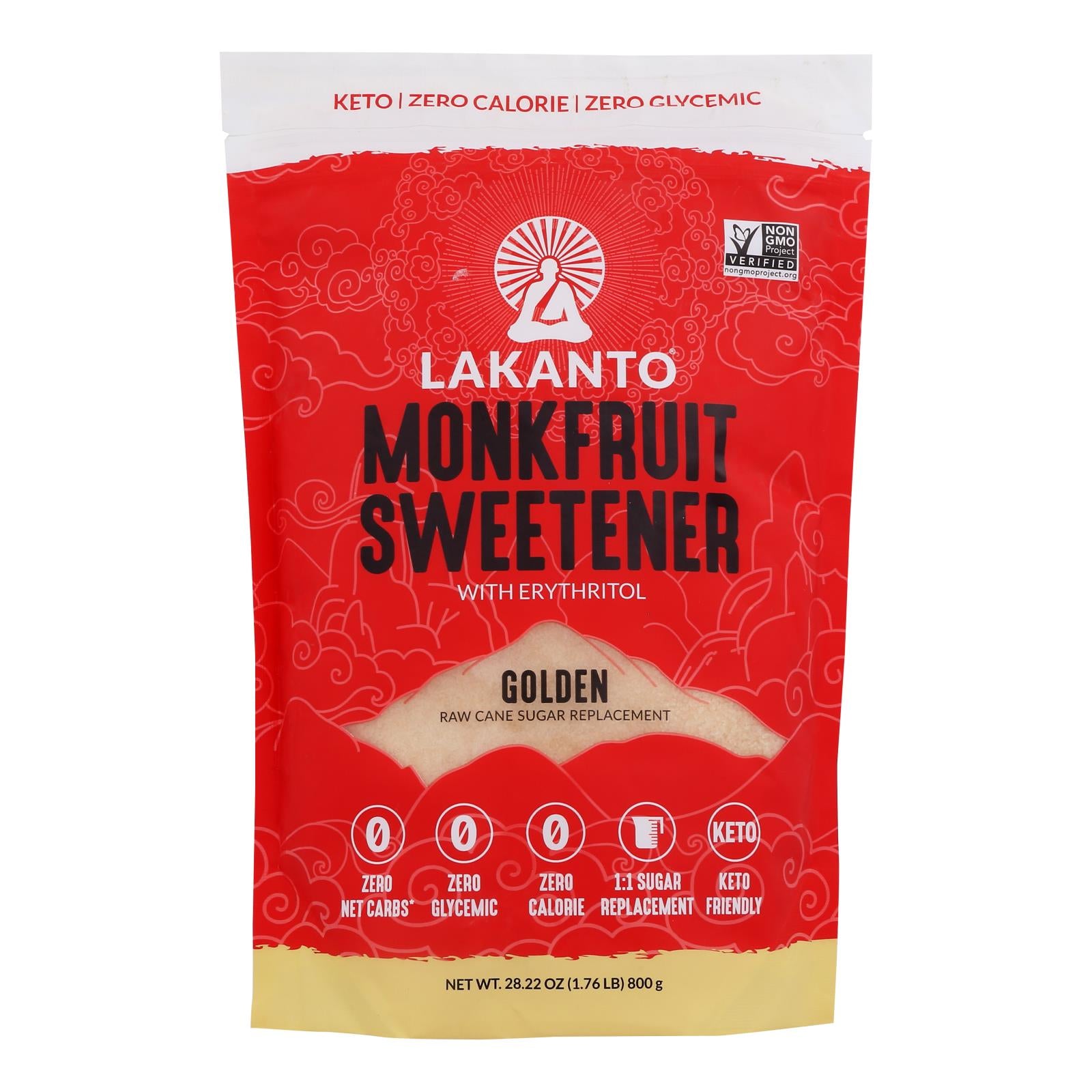 Lakanto® Lakanto Monkfruit Sweetener With Erythritol - Case Of 8 - 28.22 Oz