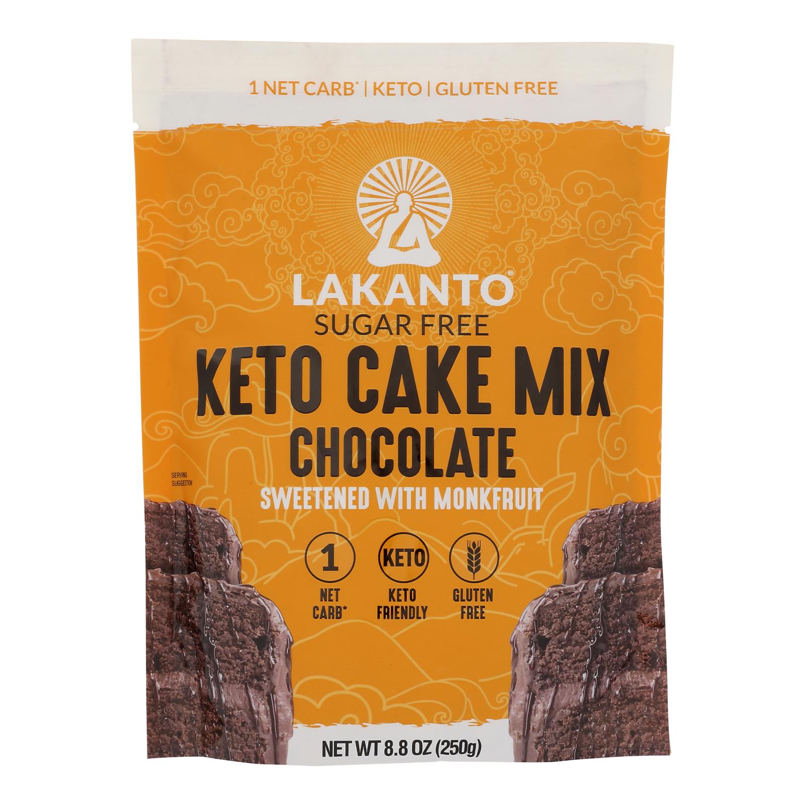 Lakanto - Cake Mix Keto Chocolate - Case Of 8-8.8 Oz