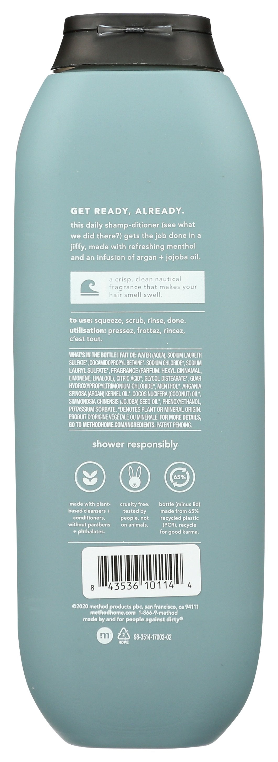 METHOD HOME CARE SHAMPOO MEN 2IN1 SEA SRF