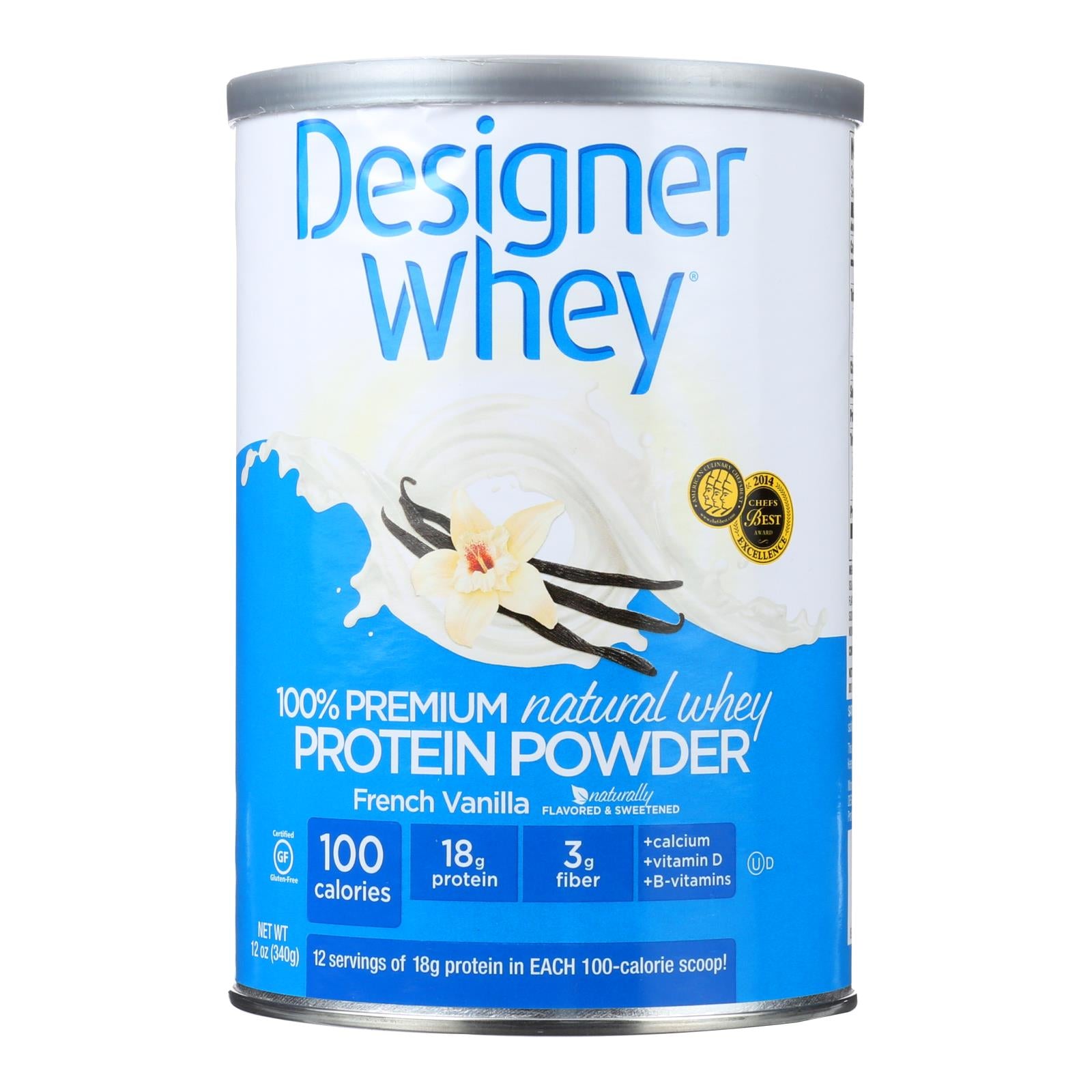 Designer Whey - Protein Powder - French Vanilla - 12 Oz