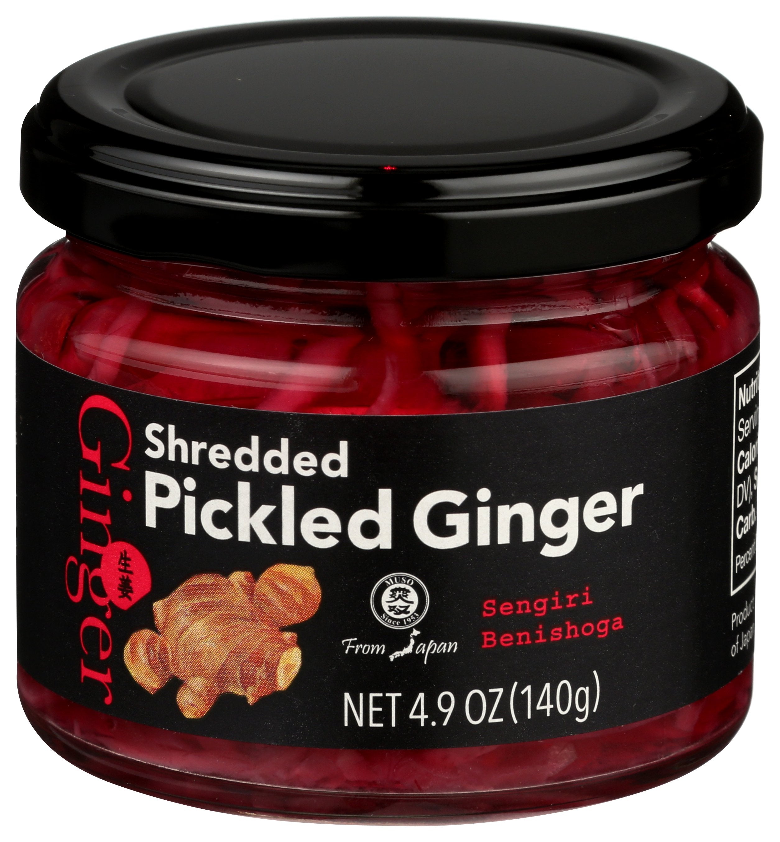 MUSO FROM JAPAN GINGER PICKLED SHREDDED - Case of 6