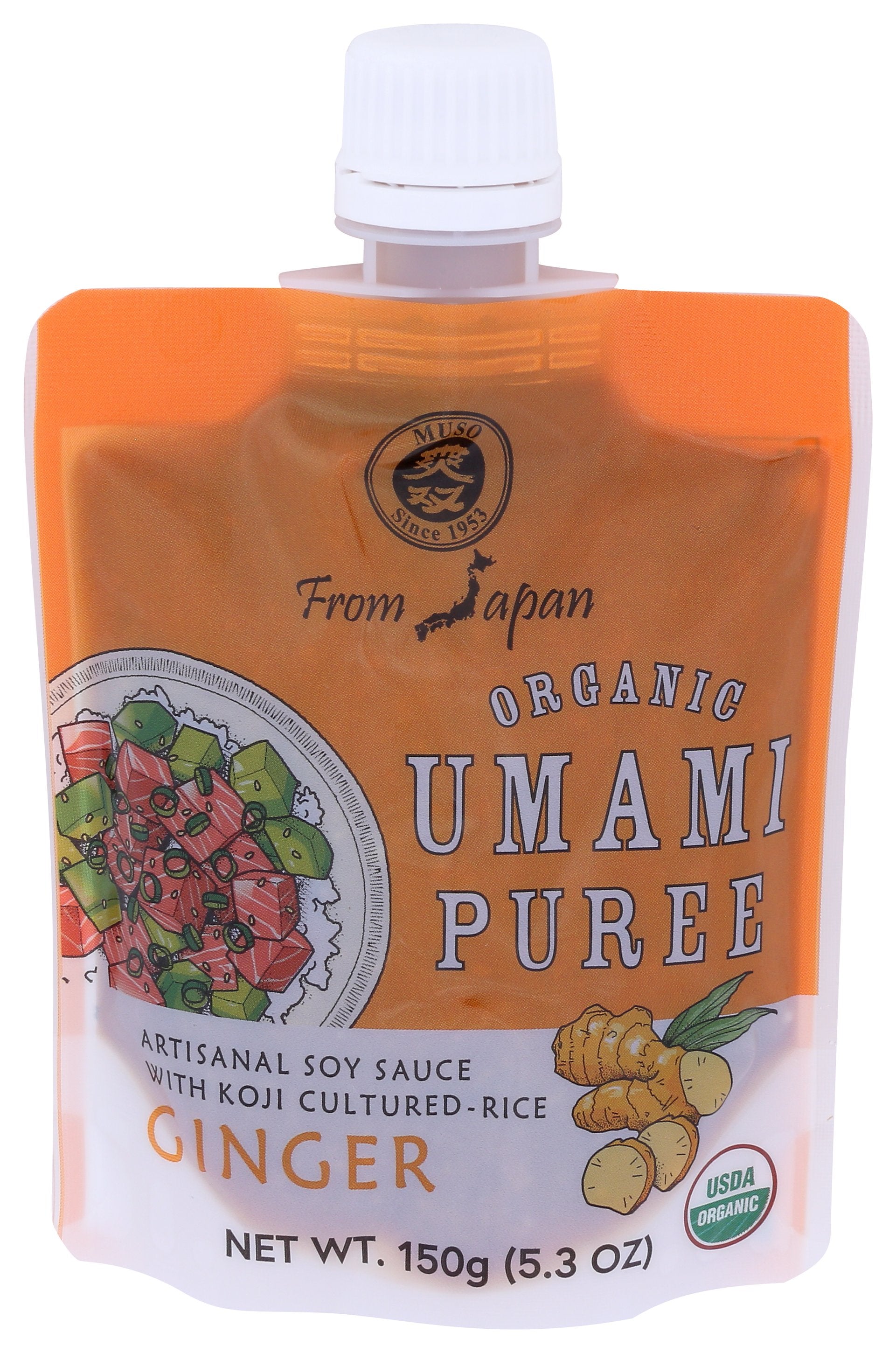MUSO FROM JAPAN UMAMI PUREE GINGER - Case of 6