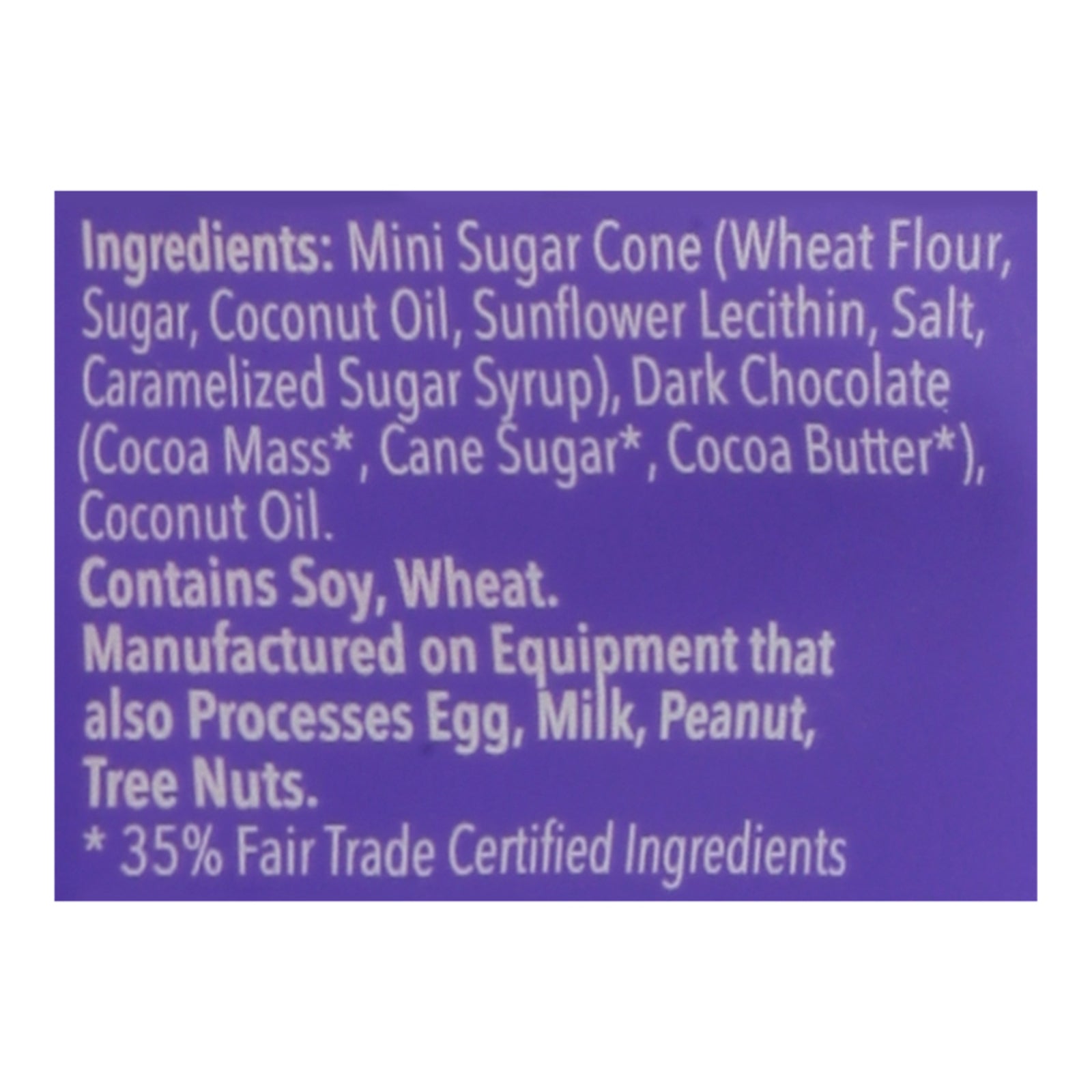 Acappella - Cones Chocolate Truffle - CS of 6-2.54 OZ