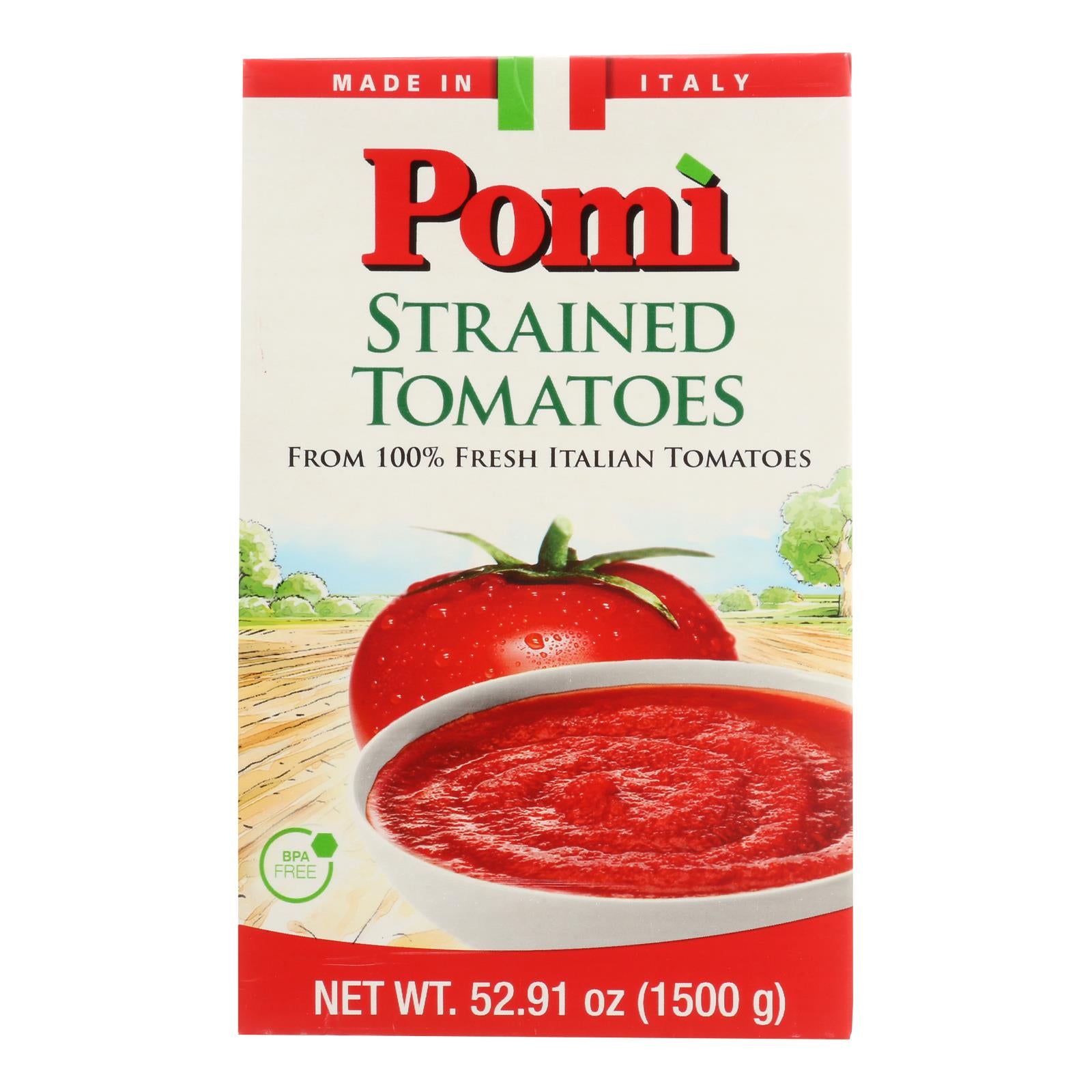 Pomi Tomatoes - Tomatoes Strained Fam Pack - Case of 6-52.91 OZ