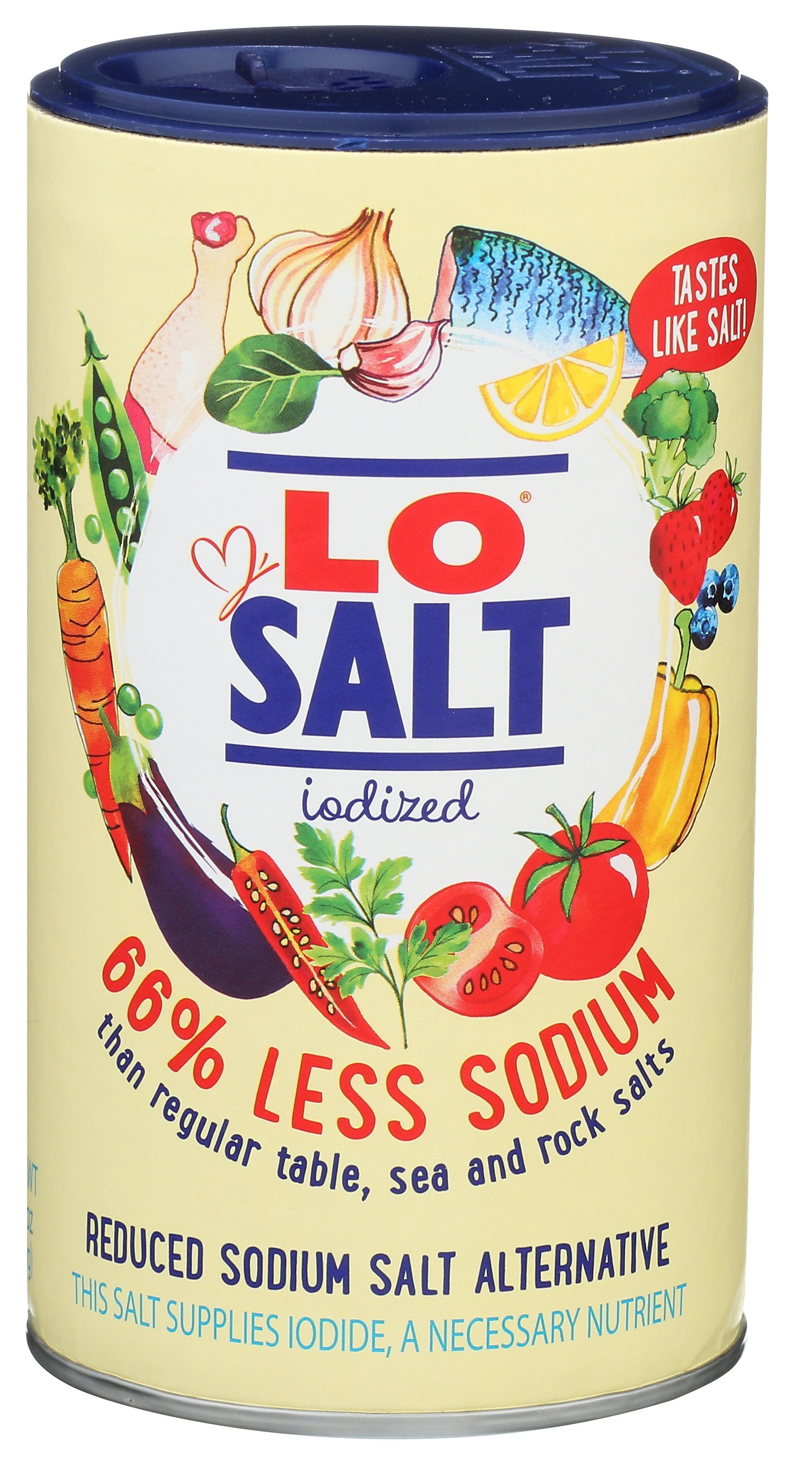 LOSALT SALT IODIZED - Case of 6