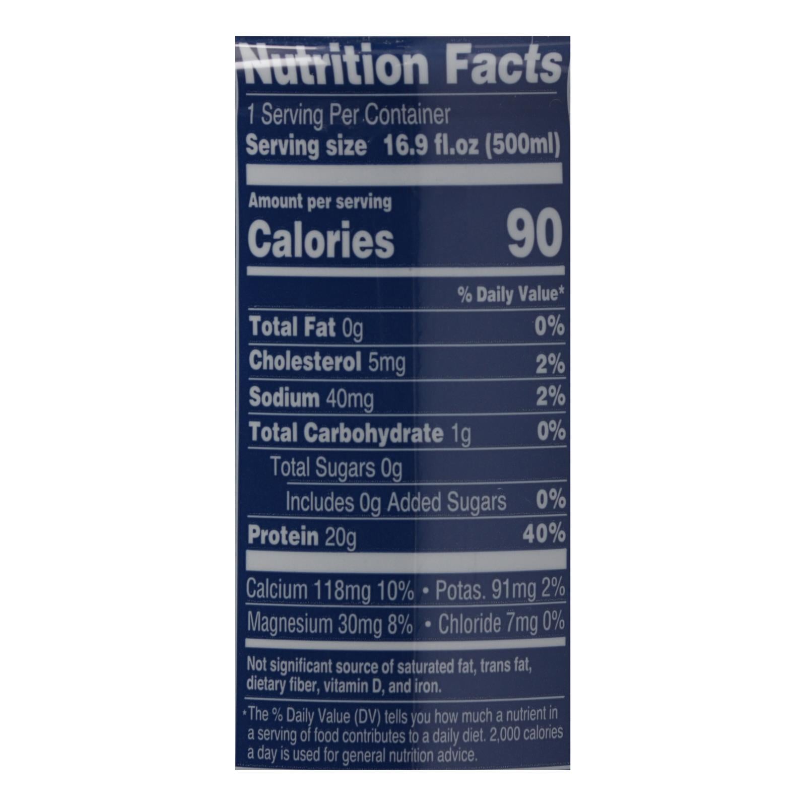 Ready - Water Protein Blueberry - Case of 12-16.9 FZ