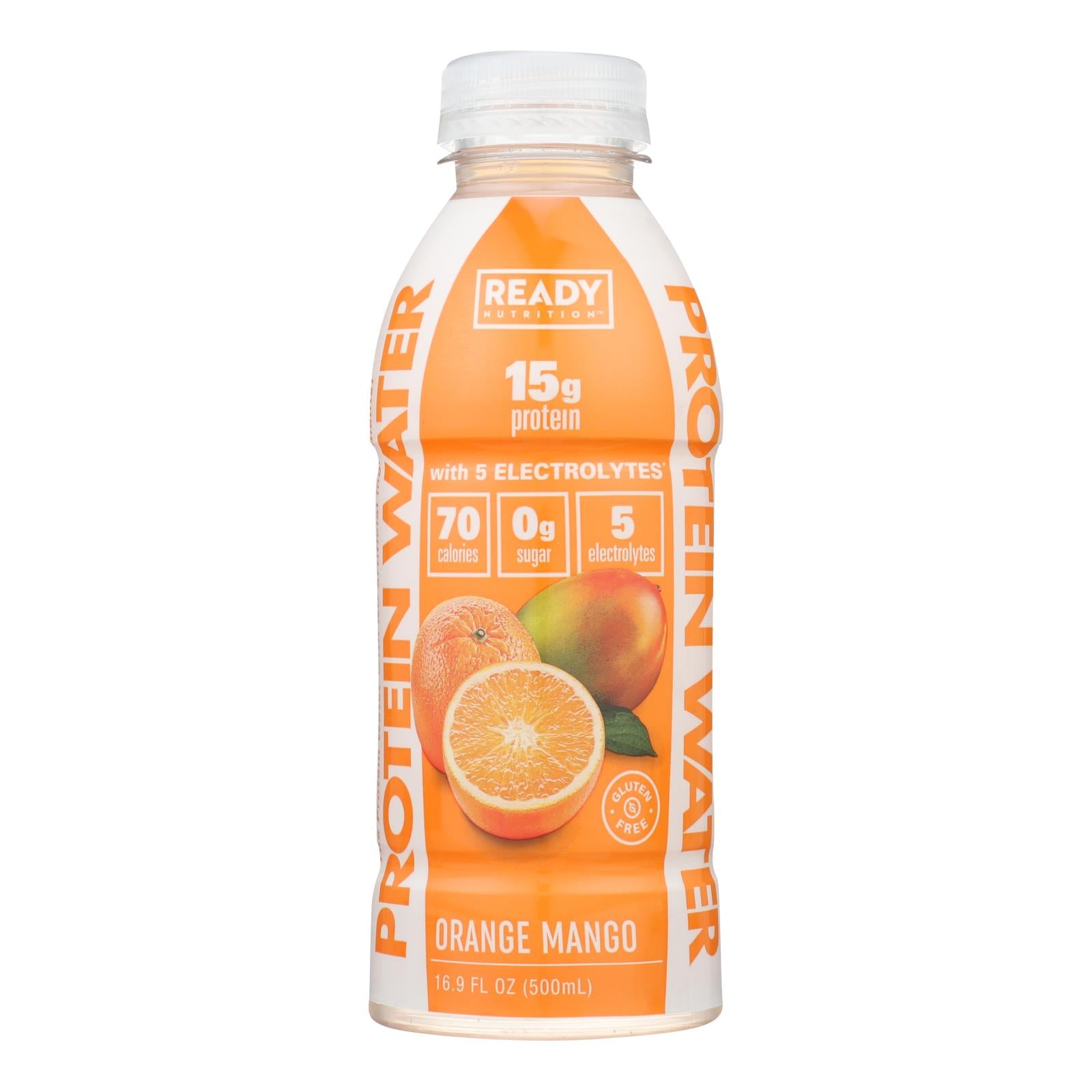 Ready Water - Water Protein Orange Mango - Case of 12-16.9 FZ