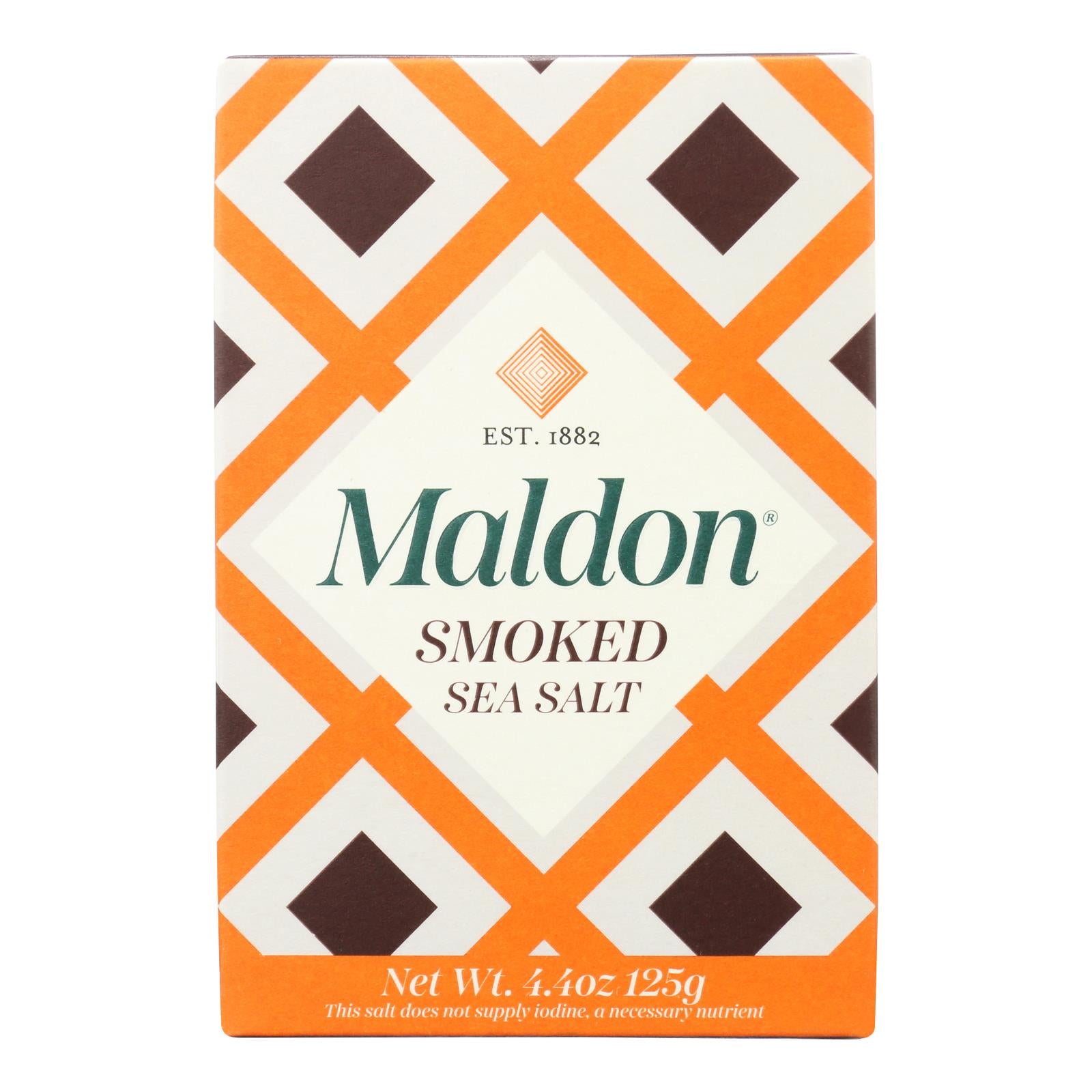 Maldon Flakes - Smoked Sea Salt - Case Of 6 - 4.4 Oz.