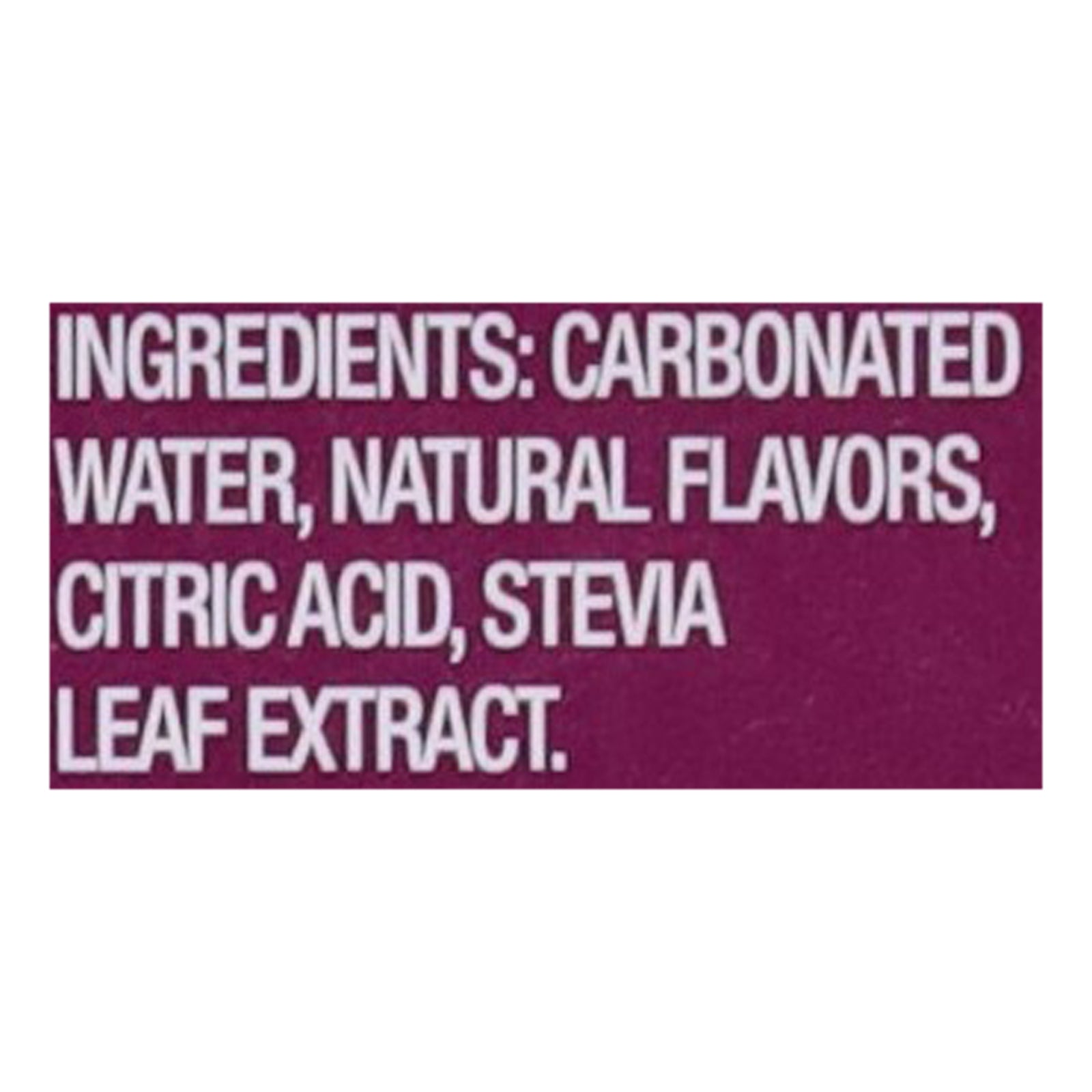 Zevia - Soda Black Cherry - CS of 2-12/12 FZ