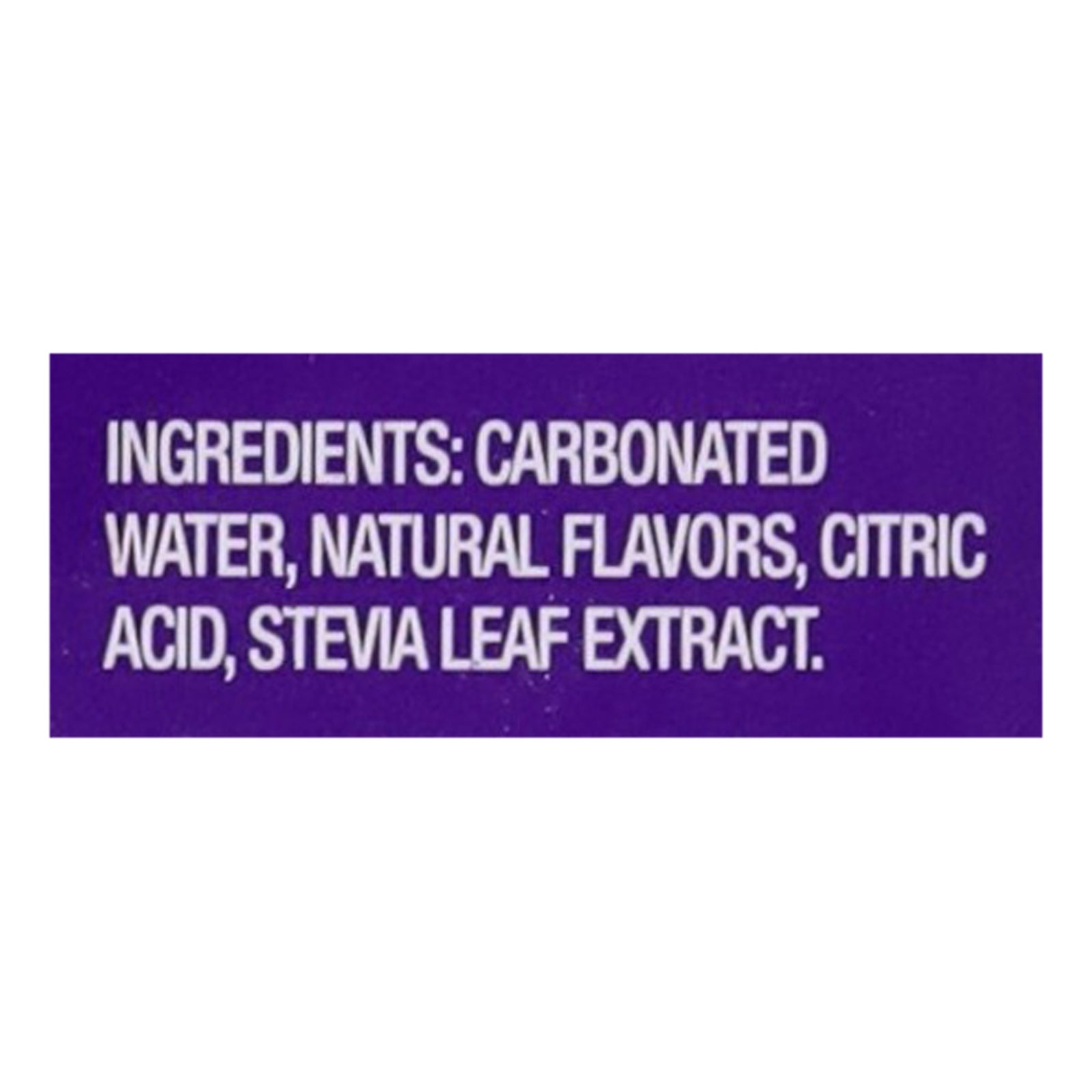 Zevia - Soda Grape - CS of 2-12/12 FZ