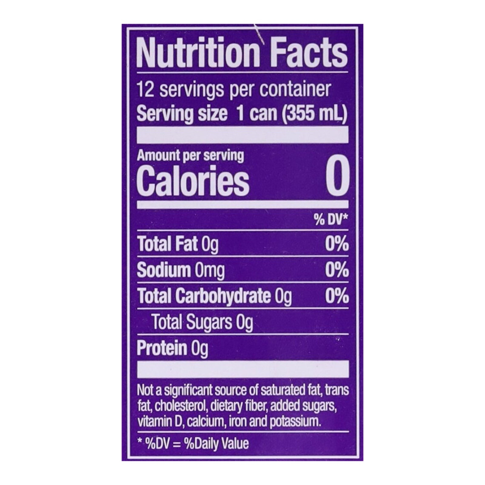 Zevia - Soda Grape - CS of 2-12/12 FZ