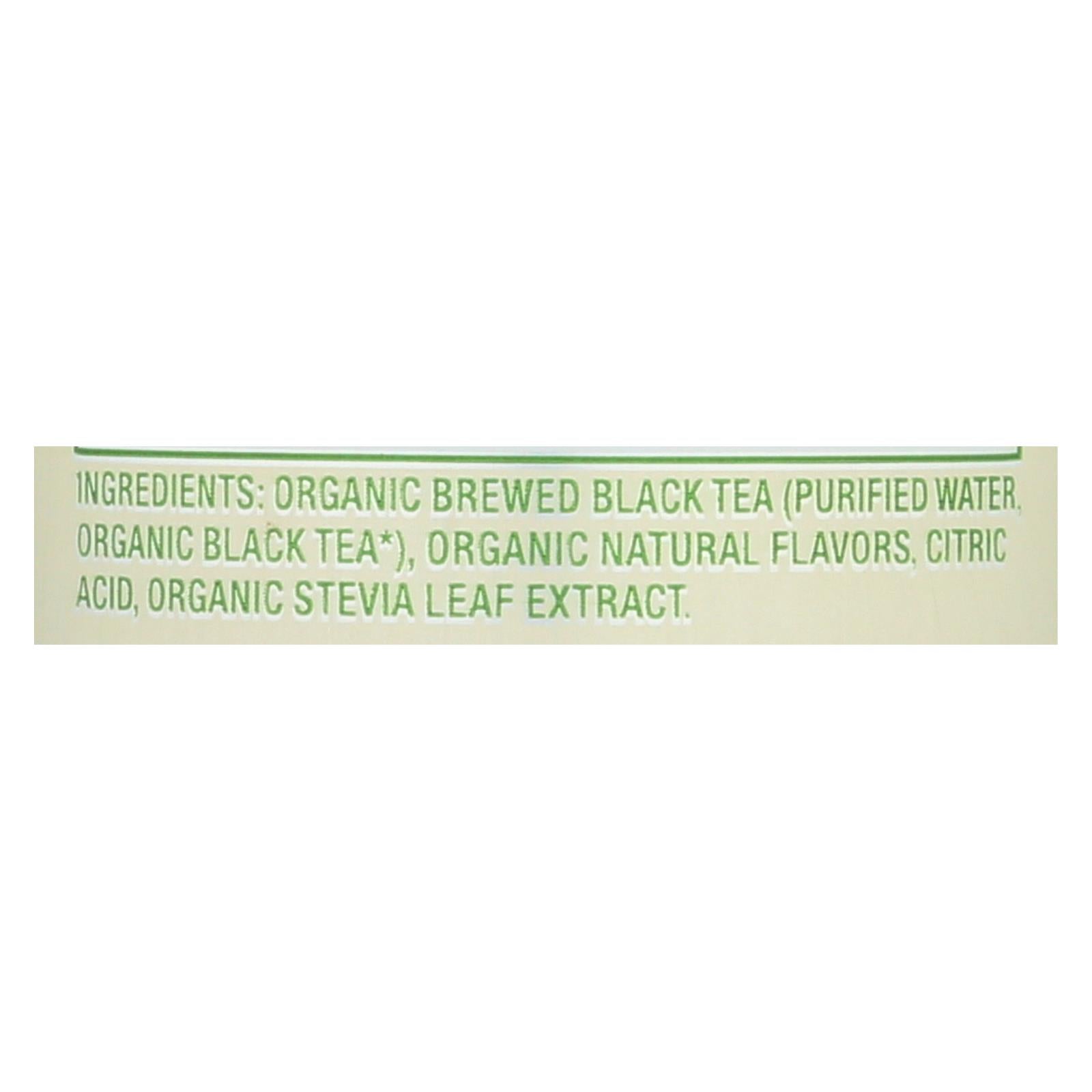 Zevia Organic Sweetened Black Tea - Case Of 12 - 12 Fz