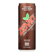 Load image into Gallery viewer, Zevia - Soda Ginger Root Beer - Case Of 12-12 Fz