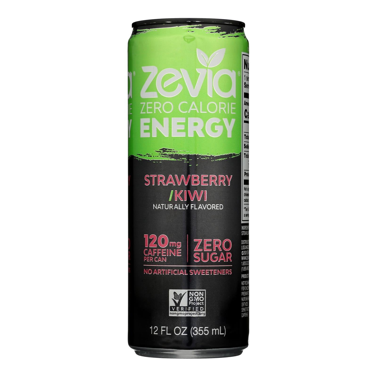 Zevia - Drink Energy Straw Kiwi - Case of 12-12 FZ
