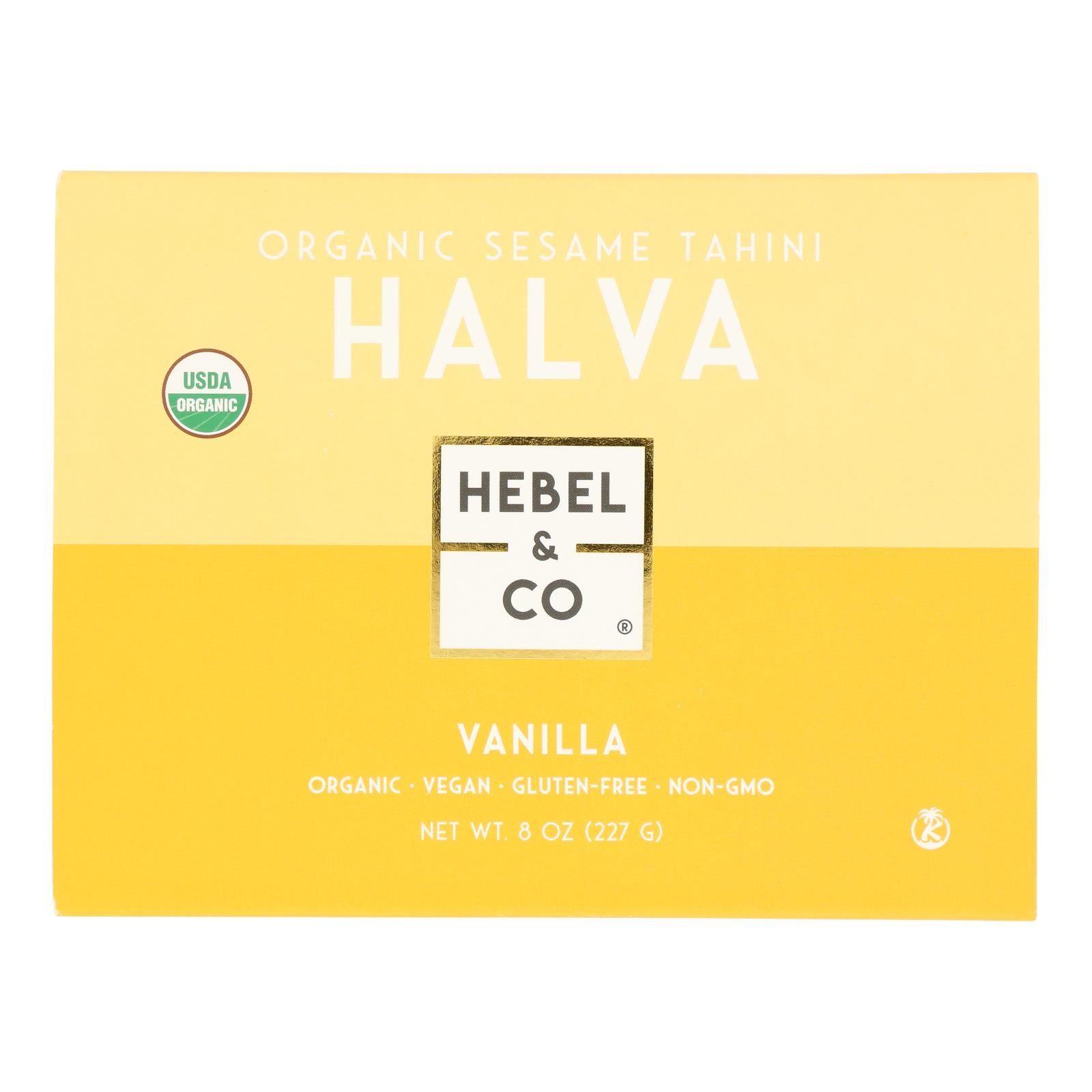 Hebel & Co. - Halva Og2 Vanilla - CS of 12-8 OZ