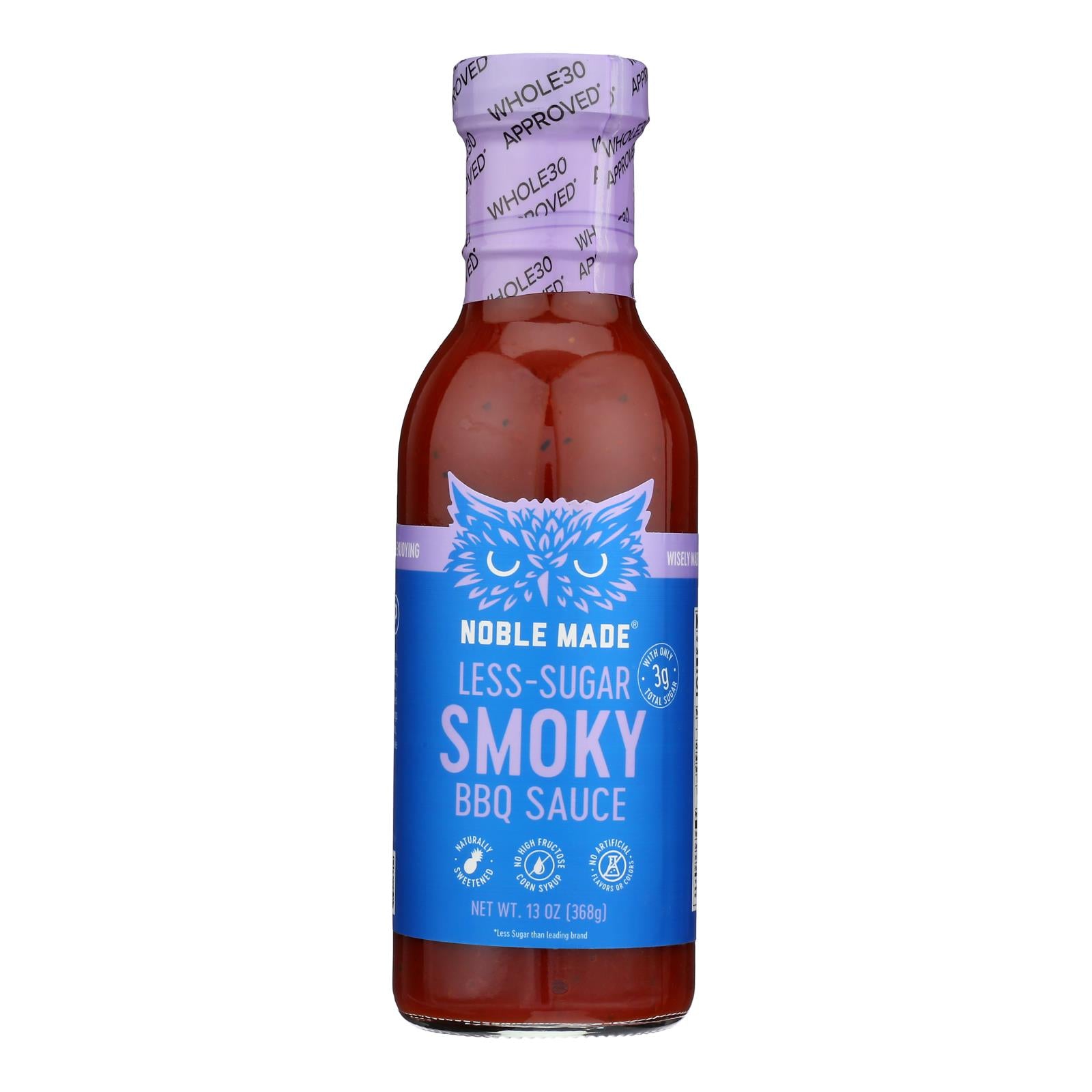 Noble Made - Sauce Barbecue Smoky - Case of 6-13 Ounces