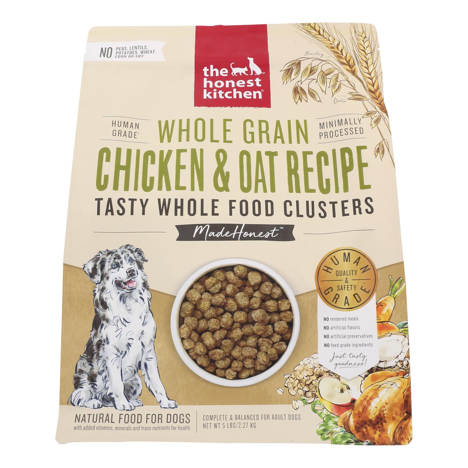 The Honest Kitchen - Dog Fd Wf Clstrs Chicken - Case of 6-5 LB