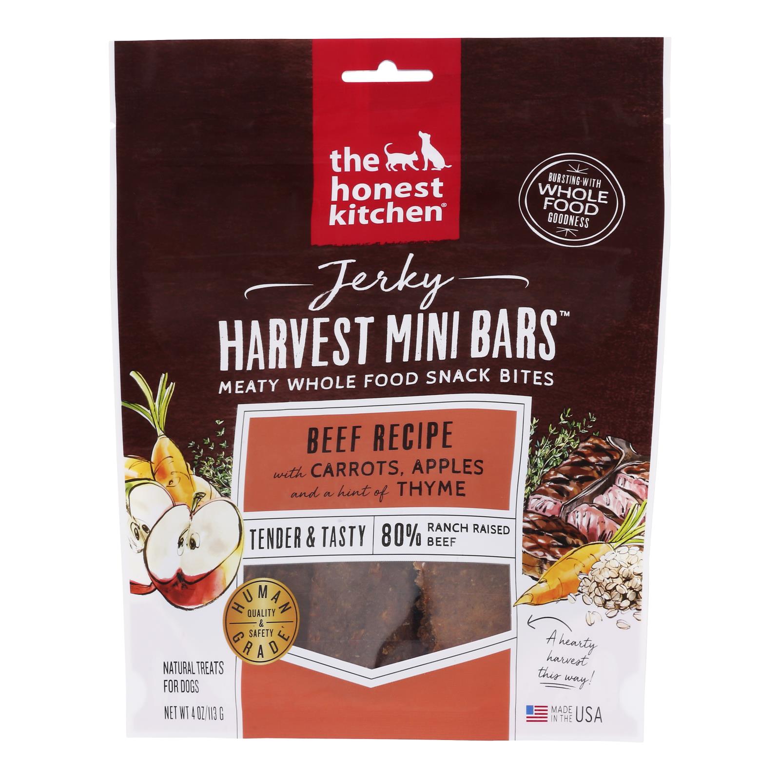 The Honest Kitchen - Dog Trtjrky Mini Bar Beef - Case of 6-4 OZ