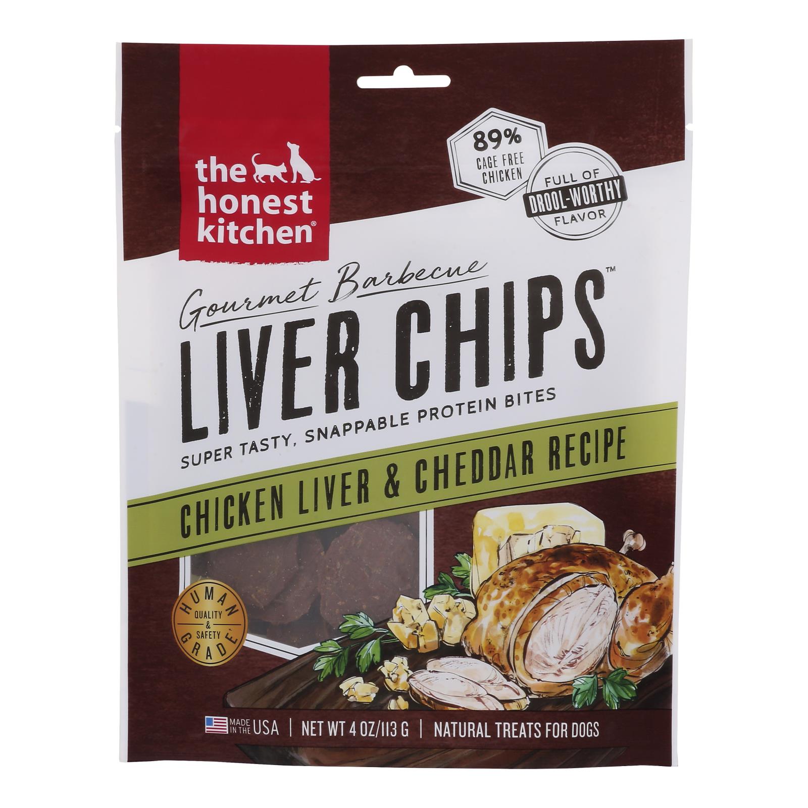 The Honest Kitchen - Dog Trt Liver Chips Chicken - Case of 6-4 OZ