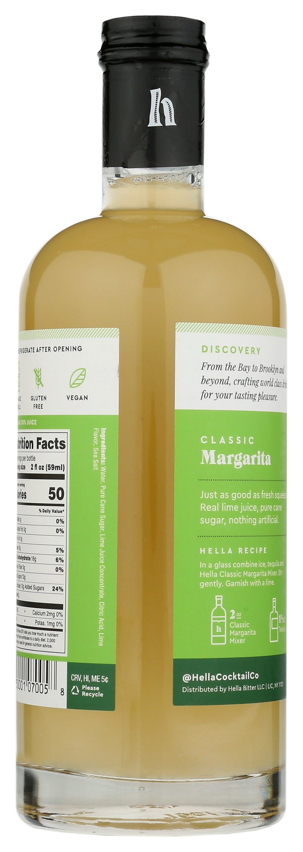 HELLA COCKTAIL MIXER MARGARITA PREMIUM - Case of 6