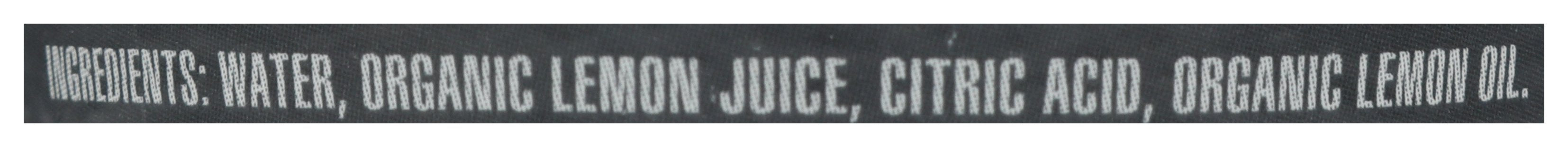 INGRILLI JUICE LEMON SQZ ORG - Case of 24