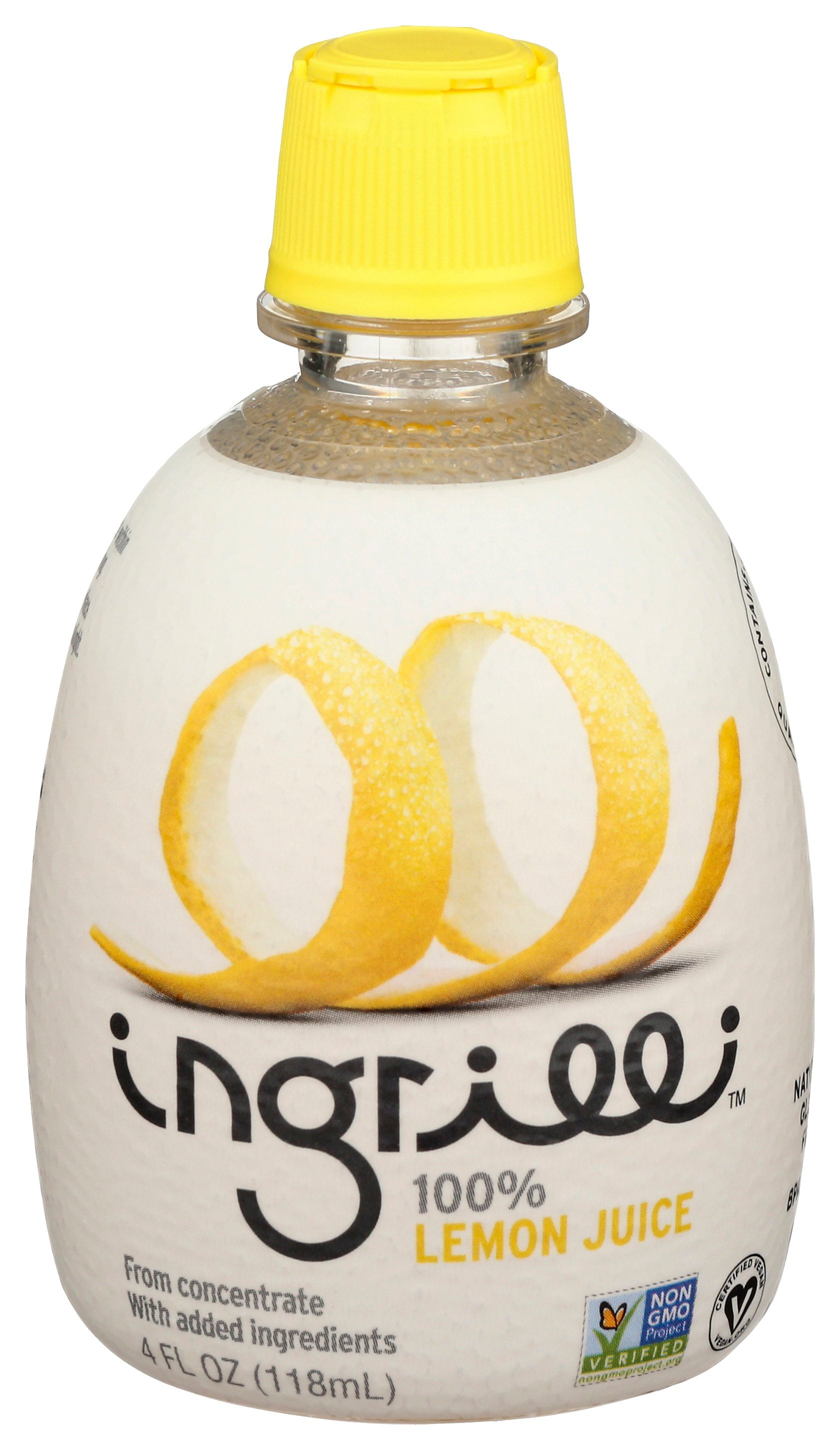 INGRILLI JUICE LEMON 100 PCT - Case of 24