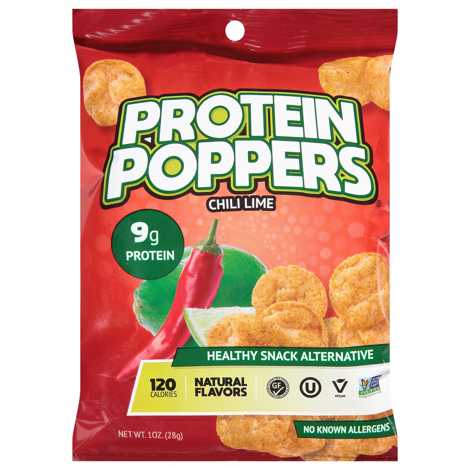 Protein Poppers - Protein Popr Chile Lime - Case of 60-1 OZ