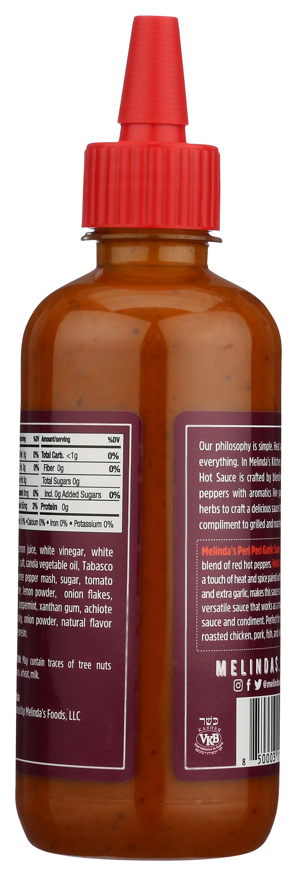 MELINDAS SAUCE HOT PERI PERI GRLIC - Case of 6