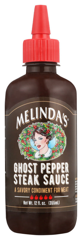 Melinda’s Steak Sauce Ghost Pepper - Case of 6 - 12 OZ