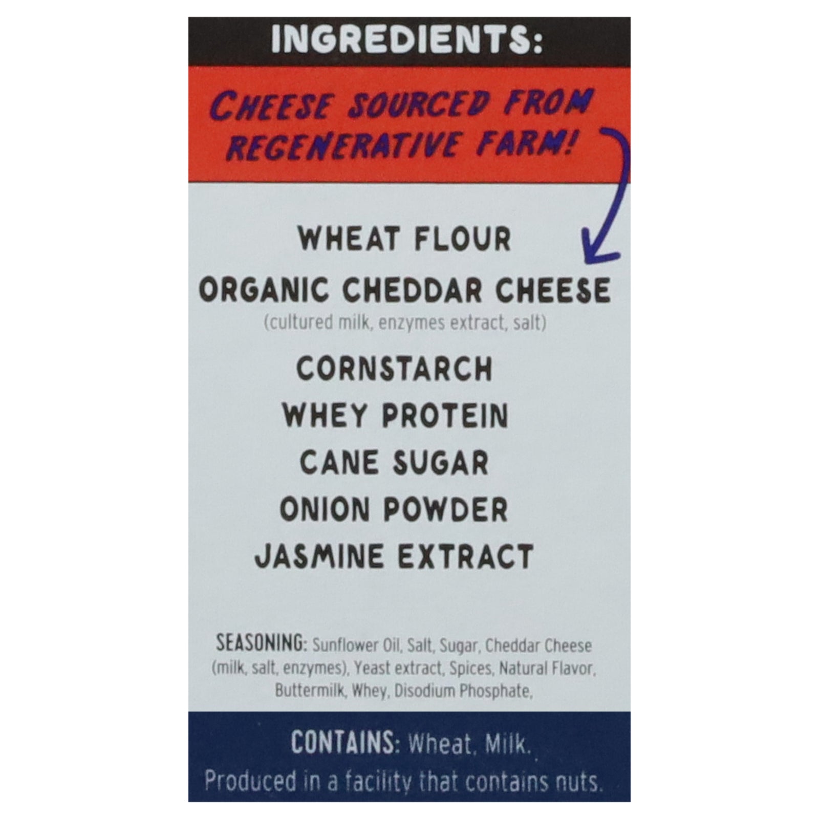 Cheddies - Cracker Spicy Cheddar - Case of 6 - 4.2 Ounces