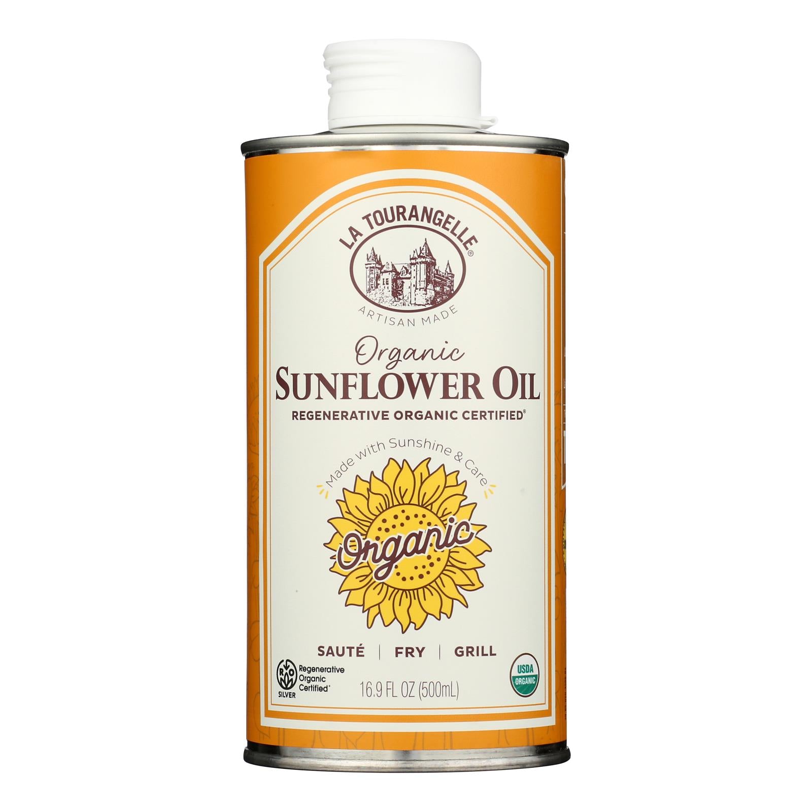 La Tourangelle - Sunflower Oil Organic Regnrtv - Case of 6-16.9 FZ