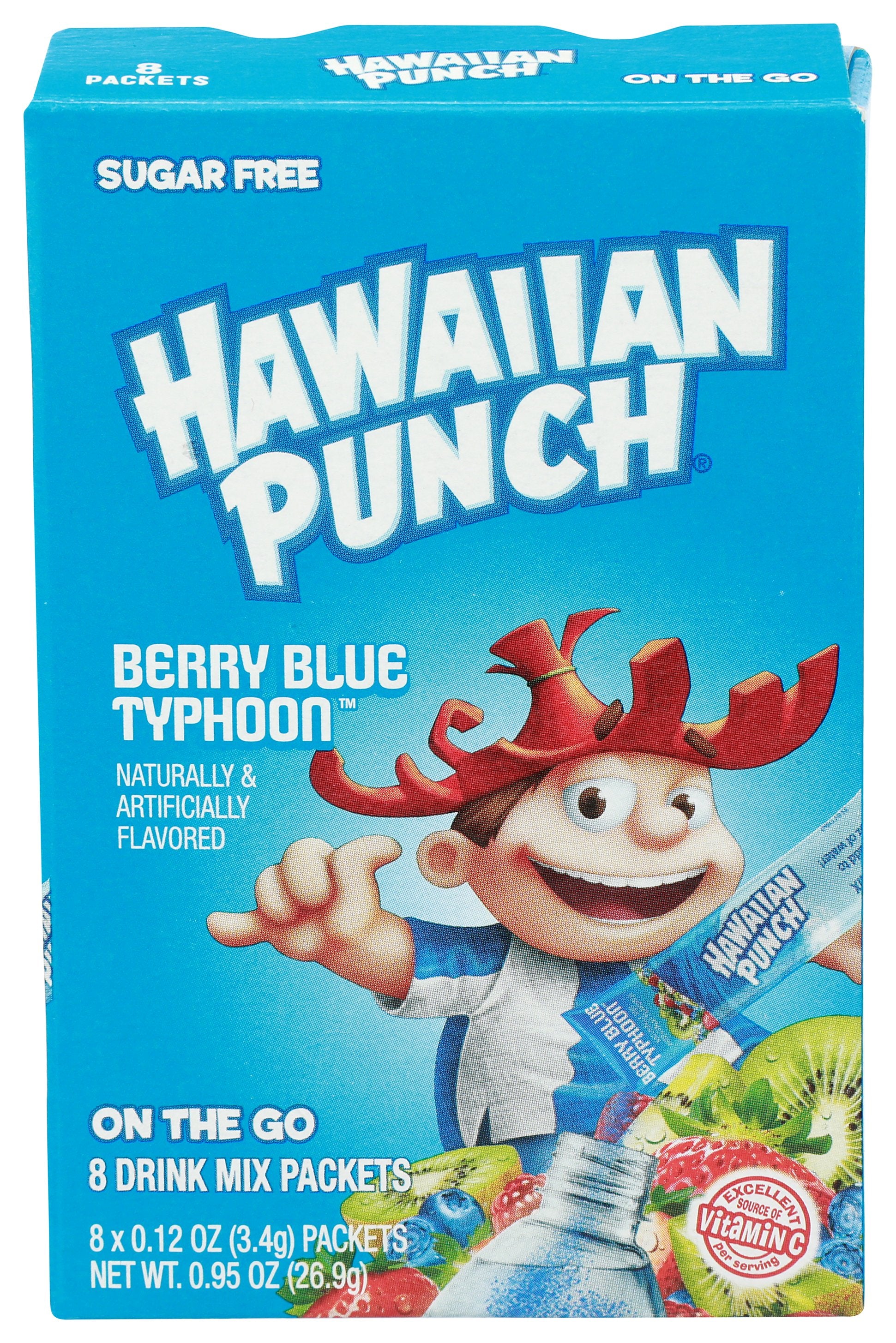 HAWAIIAN PUNCH PWDR BERRY BLUE TYPHN 8PC - Case of 12