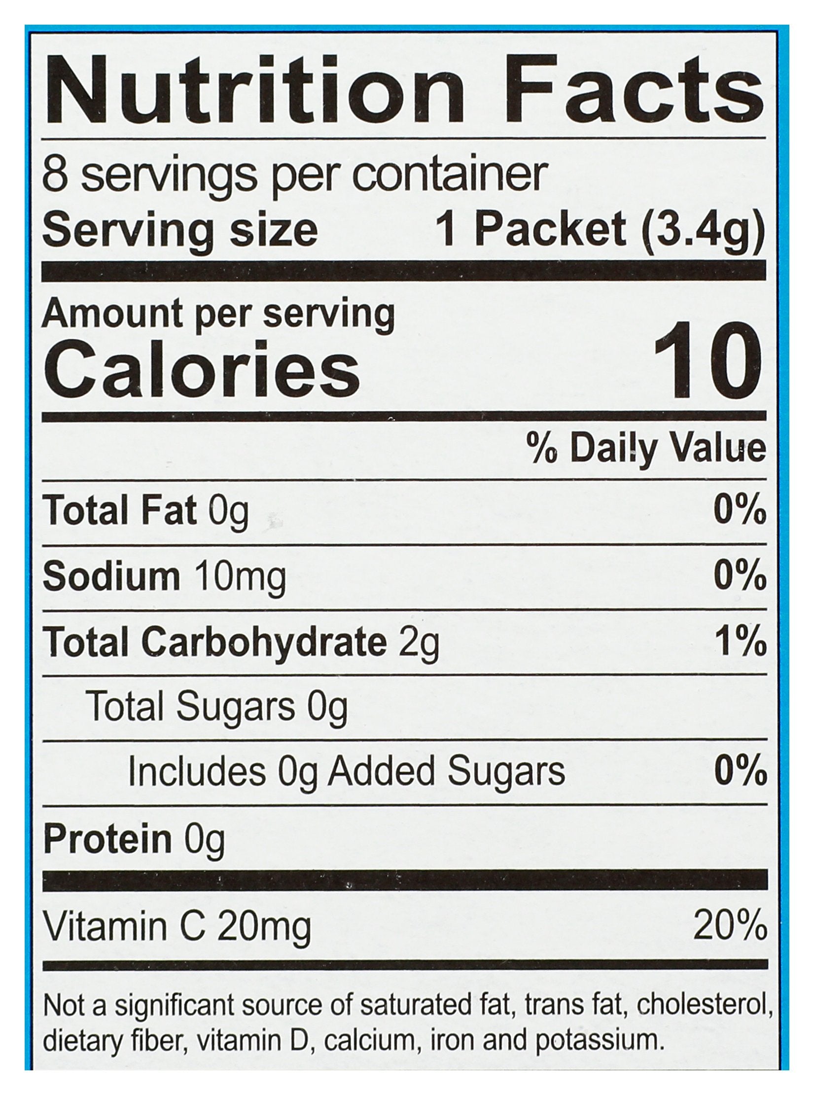 HAWAIIAN PUNCH PWDR BERRY BLUE TYPHN 8PC - Case of 12