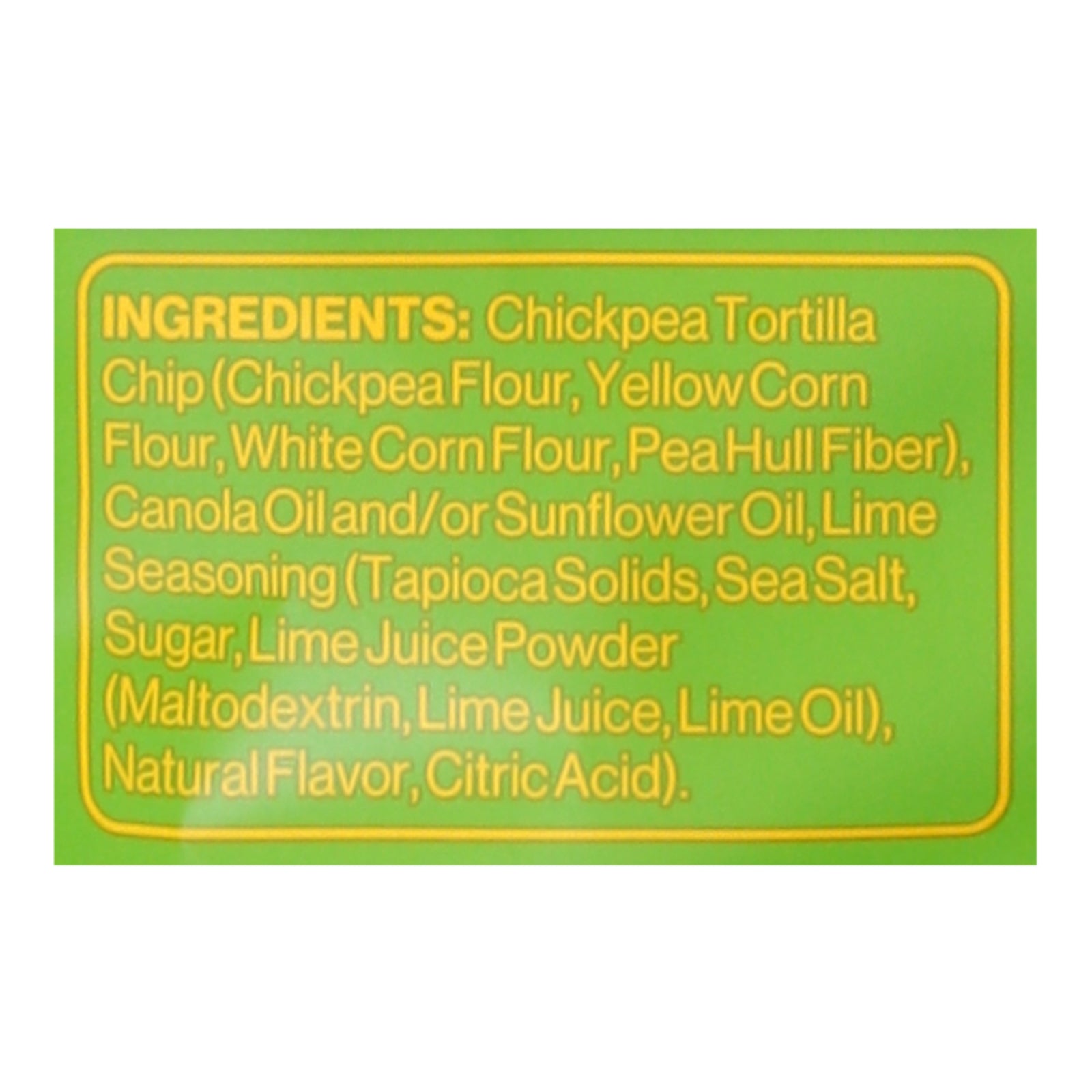 Hippeas - Tortilla Chips - Chickpea Snacks - Sea Salt & Lime - Case of 12 - 5 Ounces