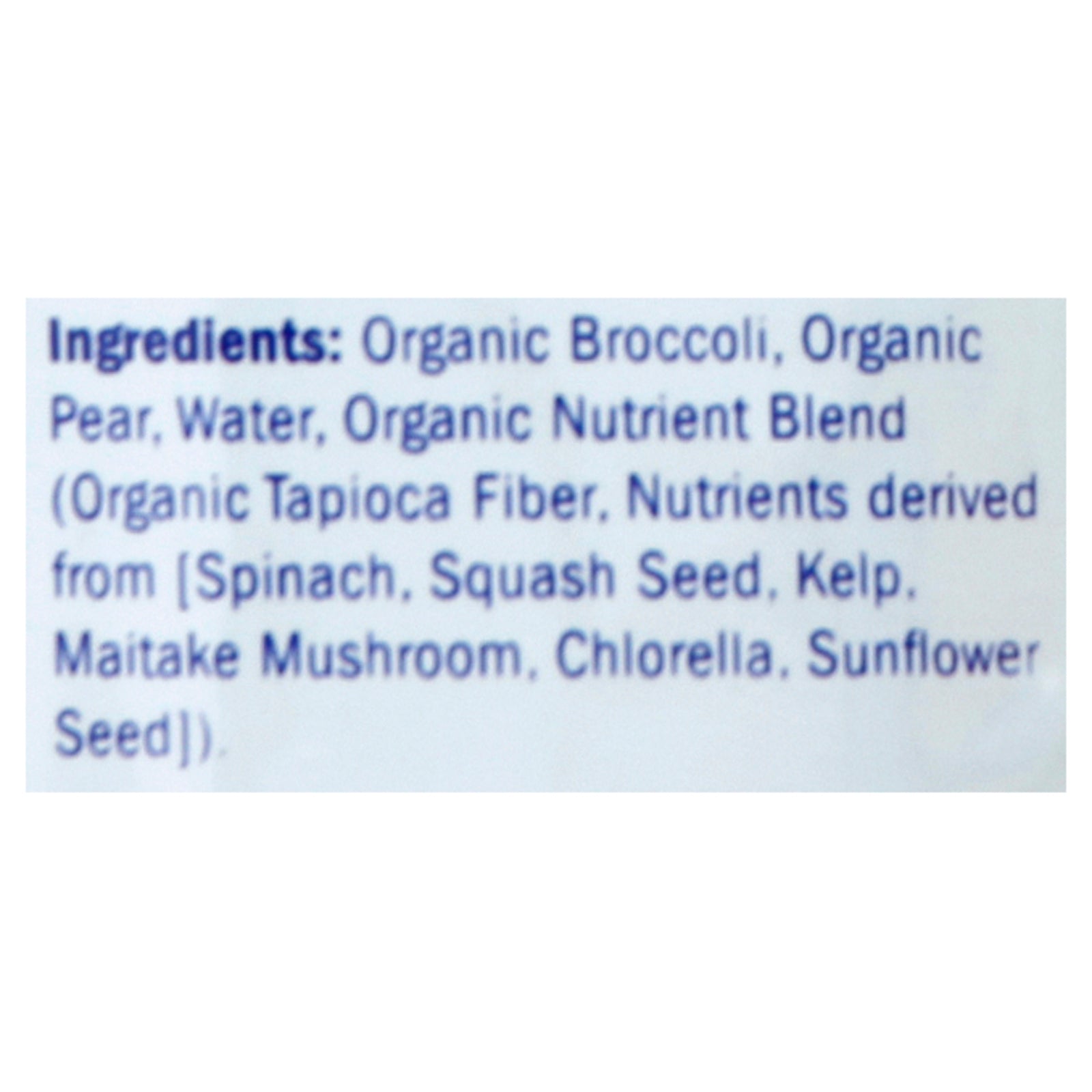 Cerebelly - Puree Broccoli Pear - Case of 6-4 OZ