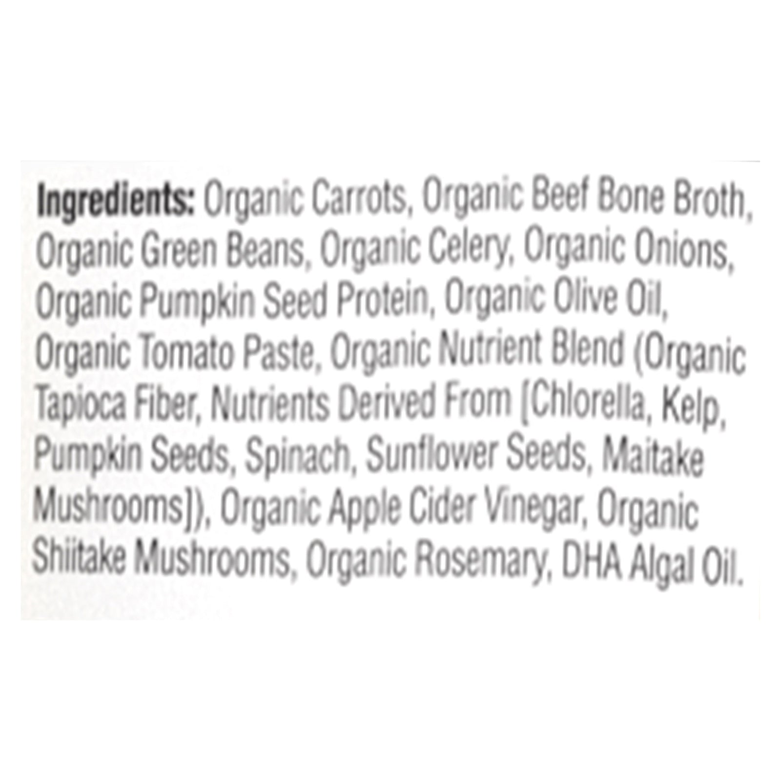 Cerebelly - Puree Carrot Bf Broth - Case of 6-4 OZ