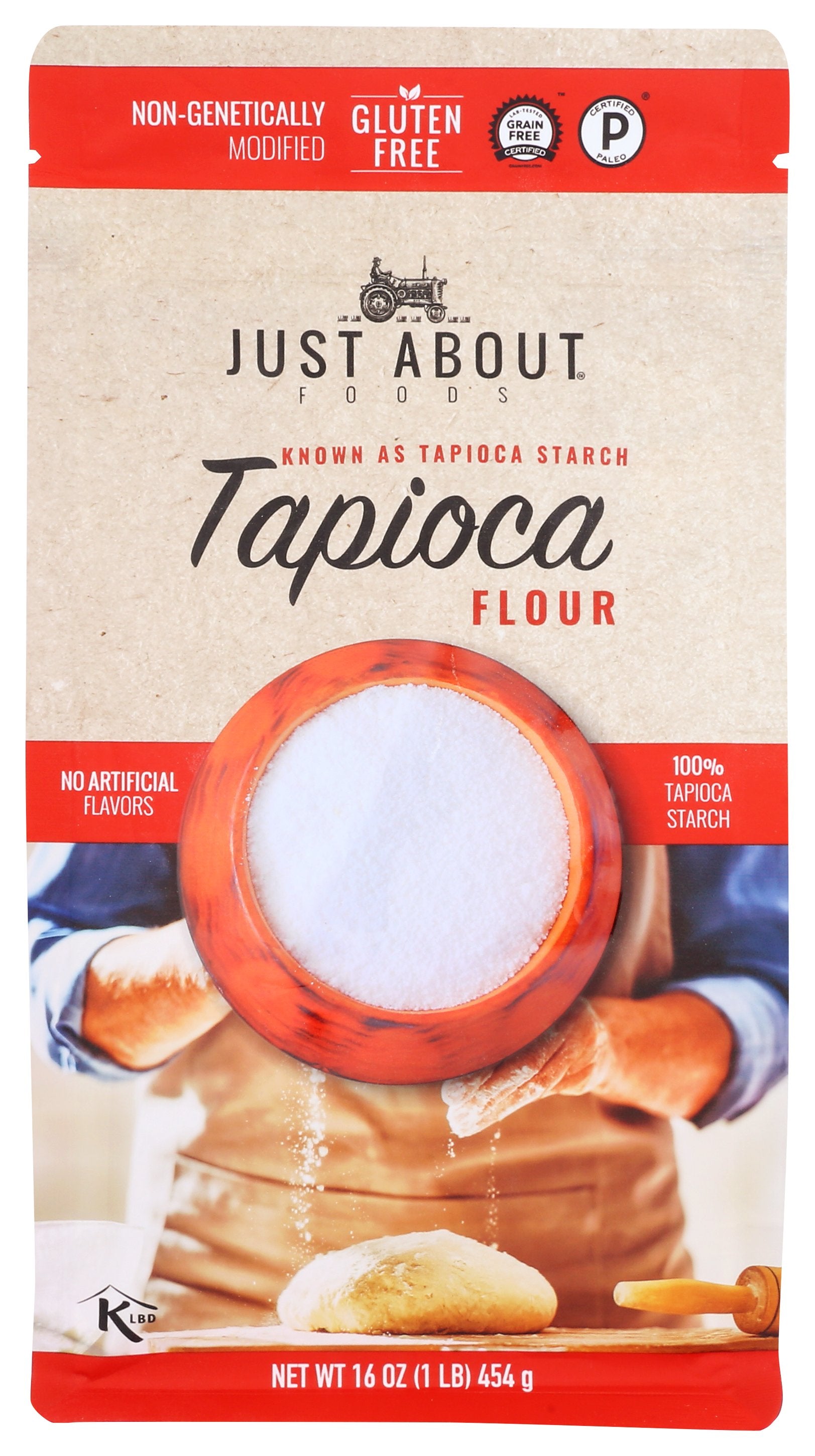 JUST ABOUT FOODS FLOUR TAPIOCA - Case of 5