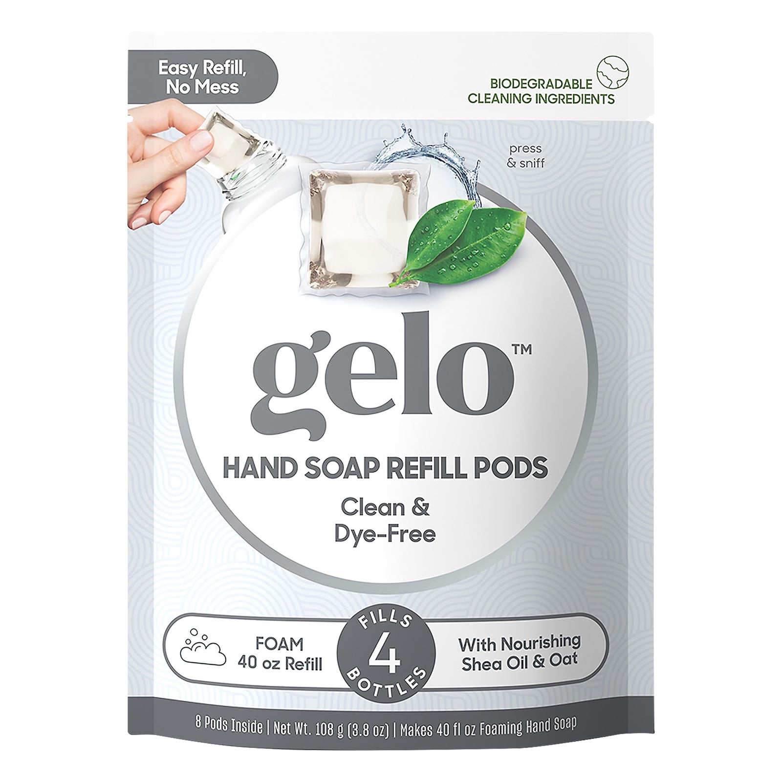 Gelo - Foam Hnd Soap Rfl Clean - 1 Each 1-40 OZ