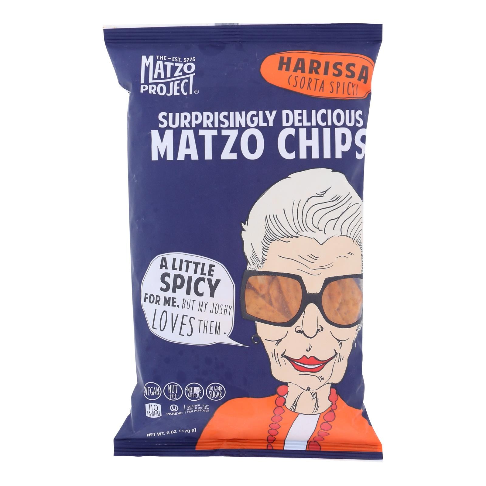 The Matzo Project Llc - Chips Matzo Harissa - Case of 12-6 OZ