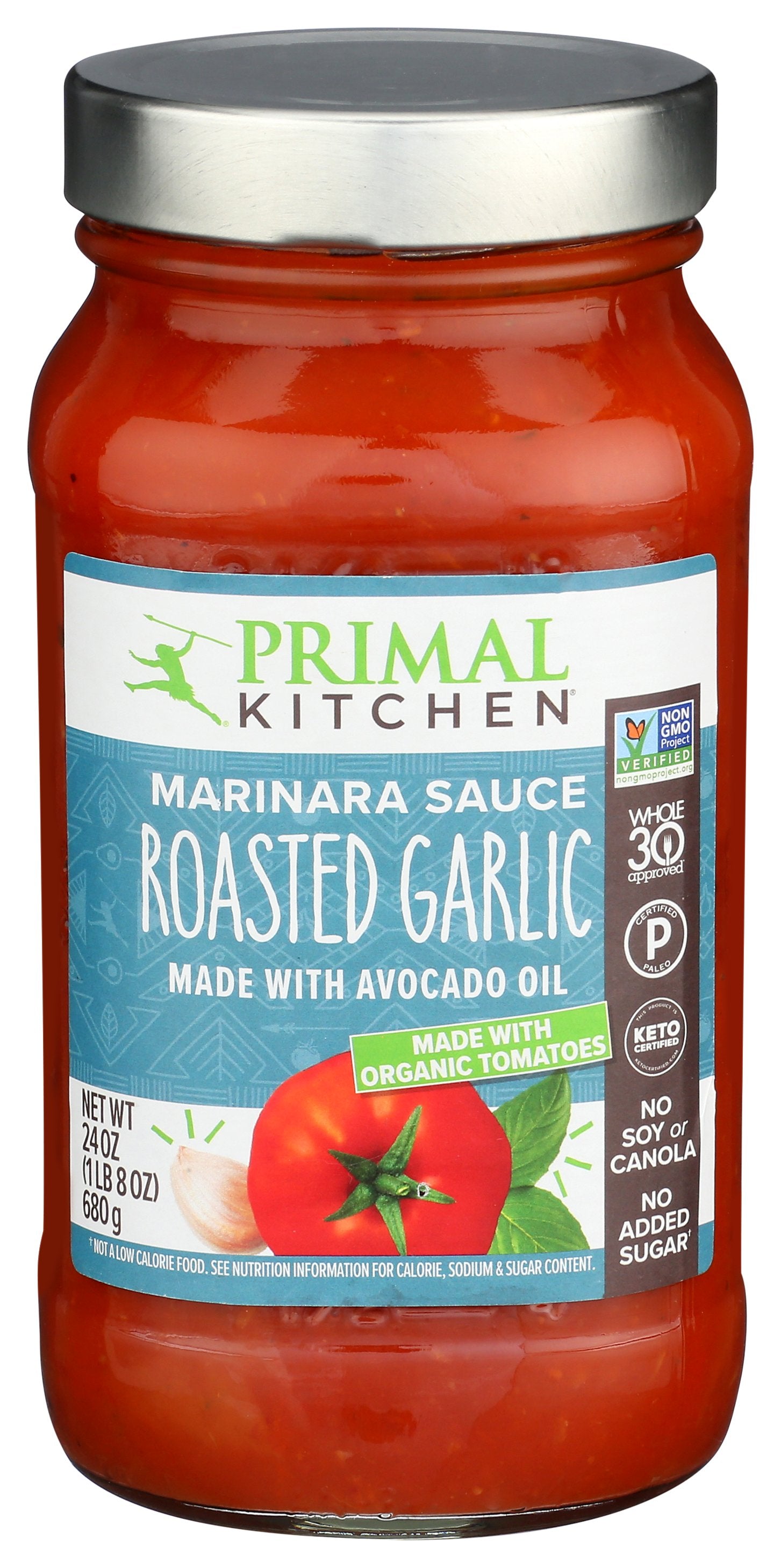 PRIMAL KITCHEN SAUCE RSTD GRLC MARINARA - Case of 6