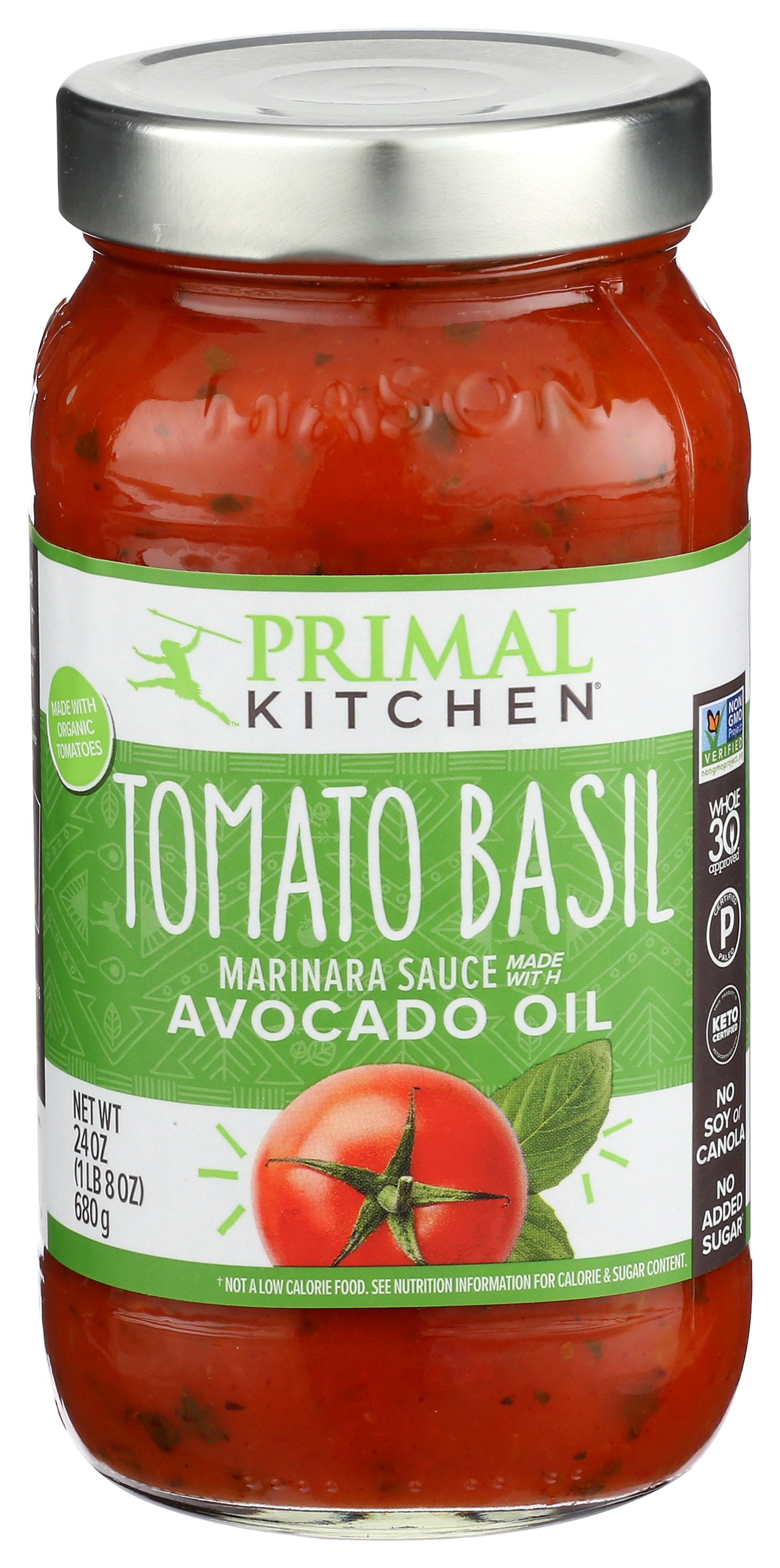 PRIMAL KITCHEN SAUCE TMTO BASIL MARINARA - Case of 6