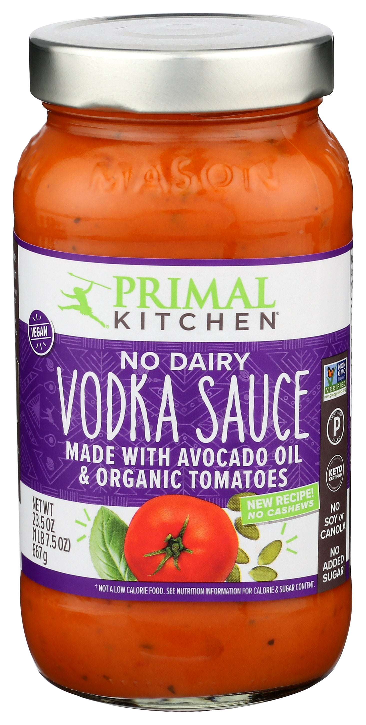 PRIMAL KITCHEN SAUCE VODKA NO DAIRY - Case of 6