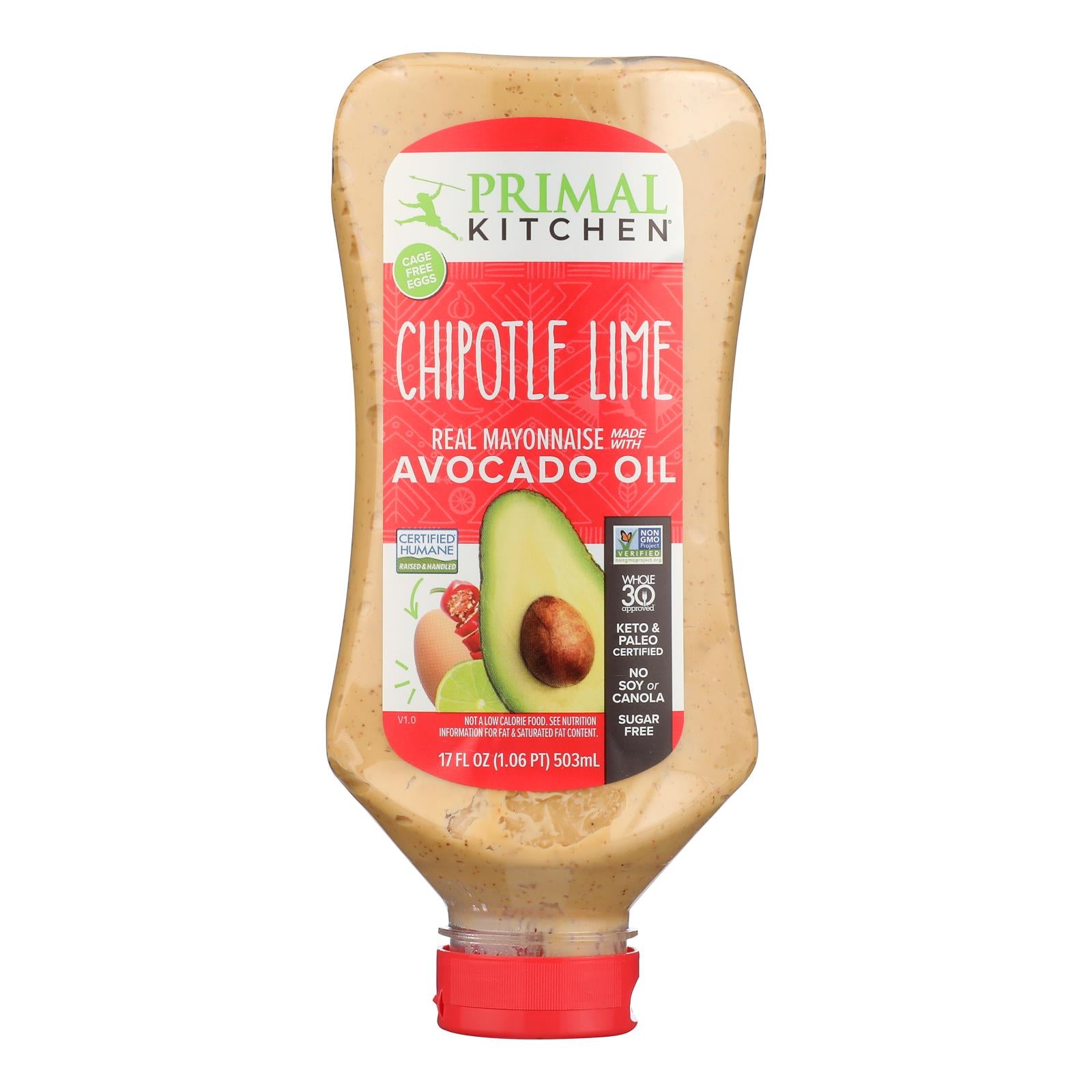 Primal Kitchen - Mayo Avoo Chptle Lime Squeeze - Case of 6-17 FZ