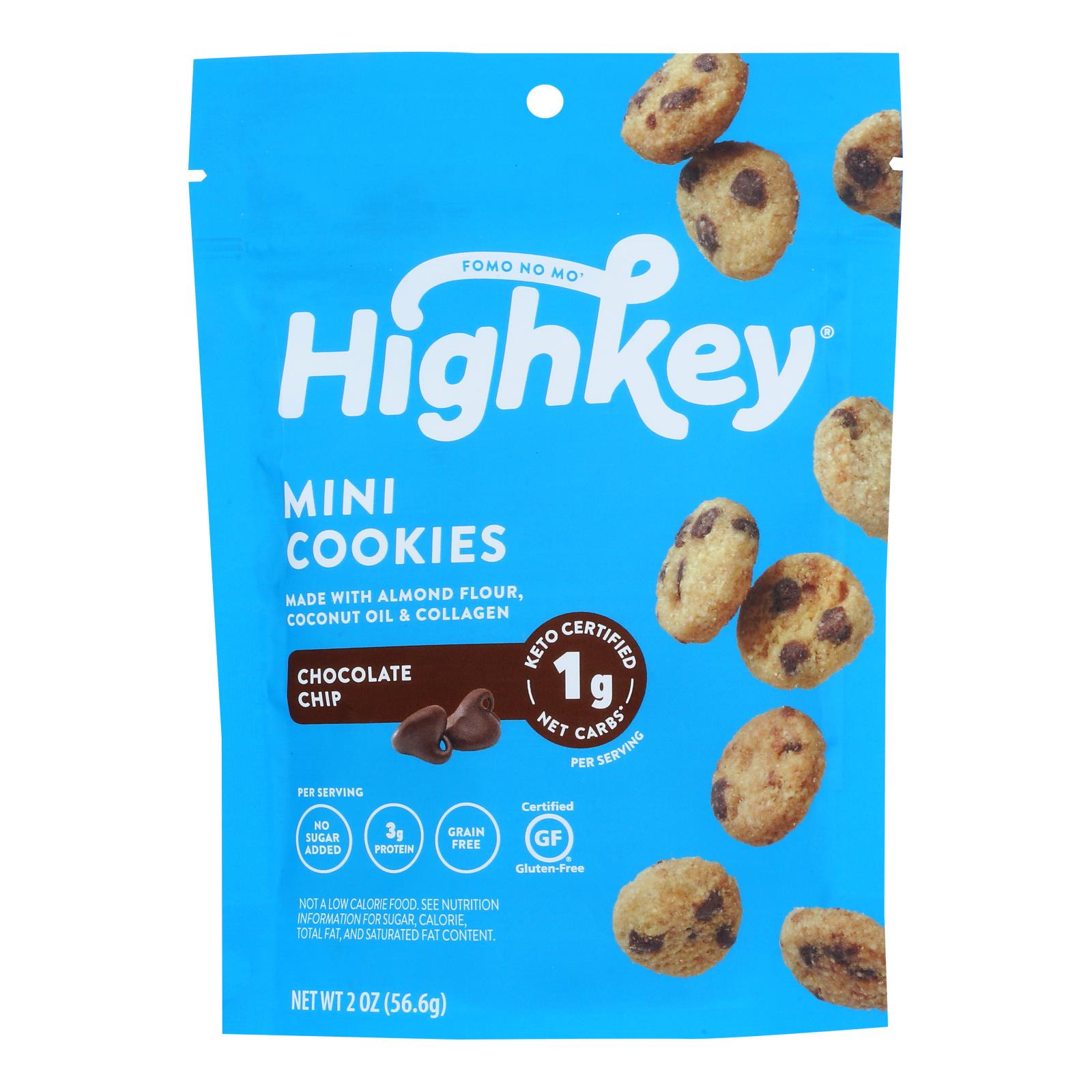 High Key - Cookie Chocolate Chip Keto - Case of 6-2 OZ