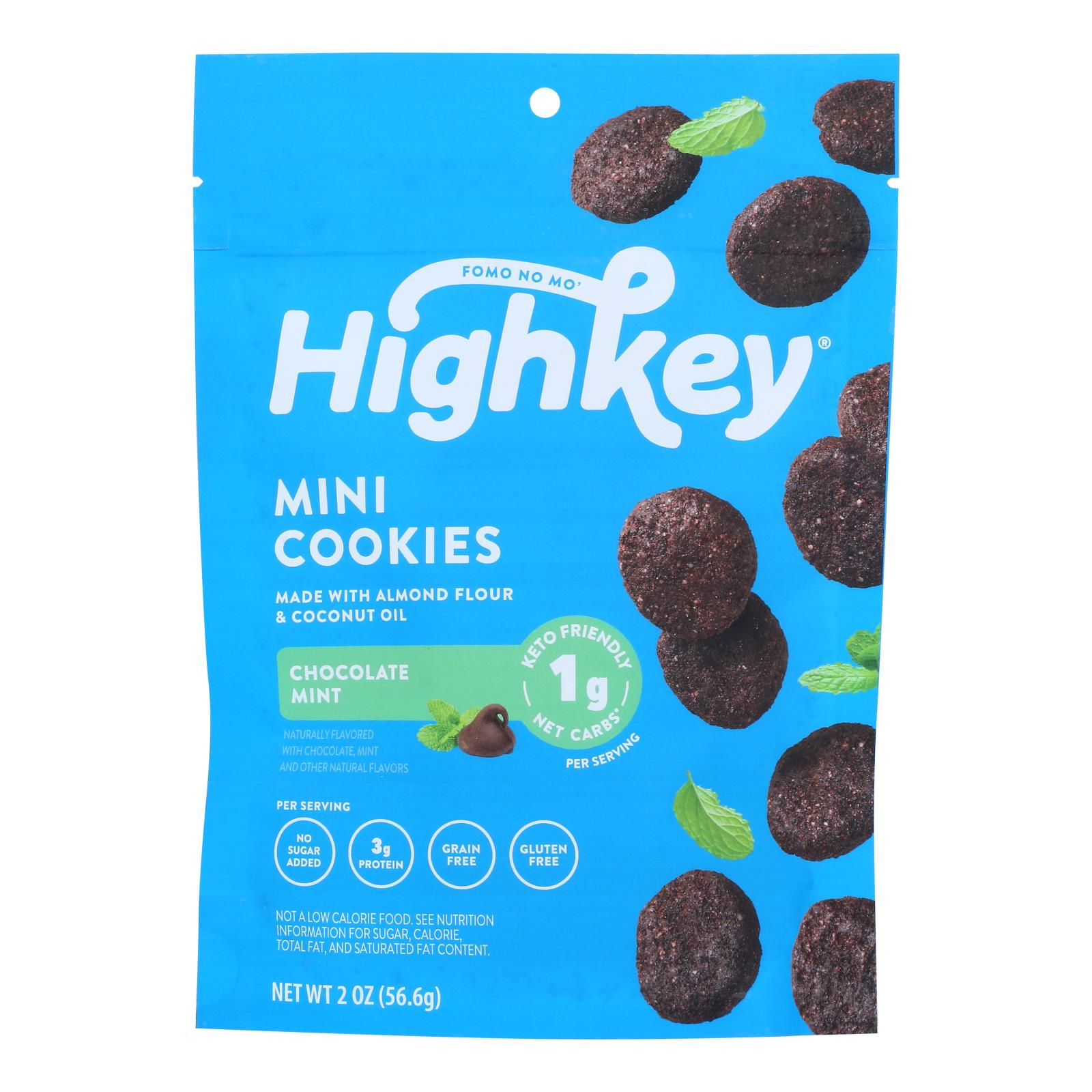 High Key - Cookie Keto Chocolate Mint - Case of 6-2 OZ